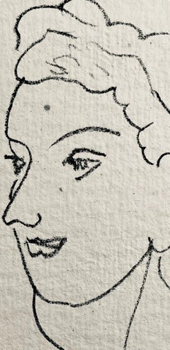 Lithographie III (Duthuit 20), Repli, Gravures d'Henri Matisse