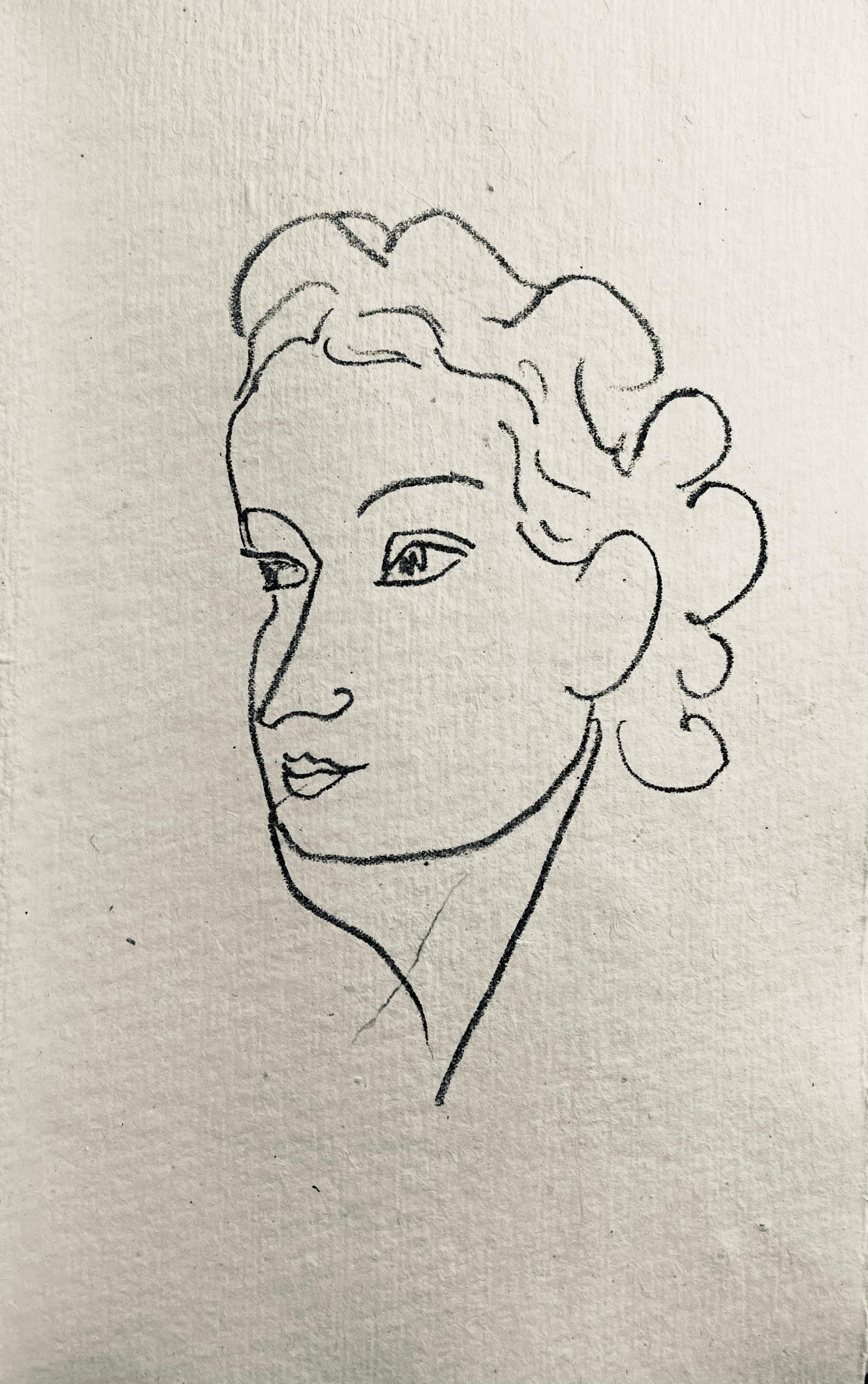Lithographie IV (Duthuit 20), Repli, Gravures de Henri Matisse For Sale 4