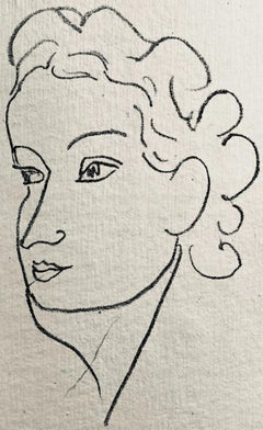 Vintage Lithographie IV (Duthuit 20), Repli, Gravures de Henri Matisse