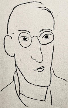 Vintage Lithographie IX (Duthuit 20), Repli, Gravures de Henri Matisse