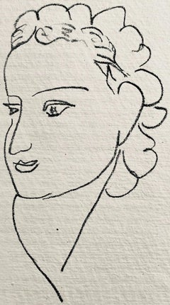 Vintage Lithographie V (Duthuit 20), Repli, Gravures de Henri Matisse