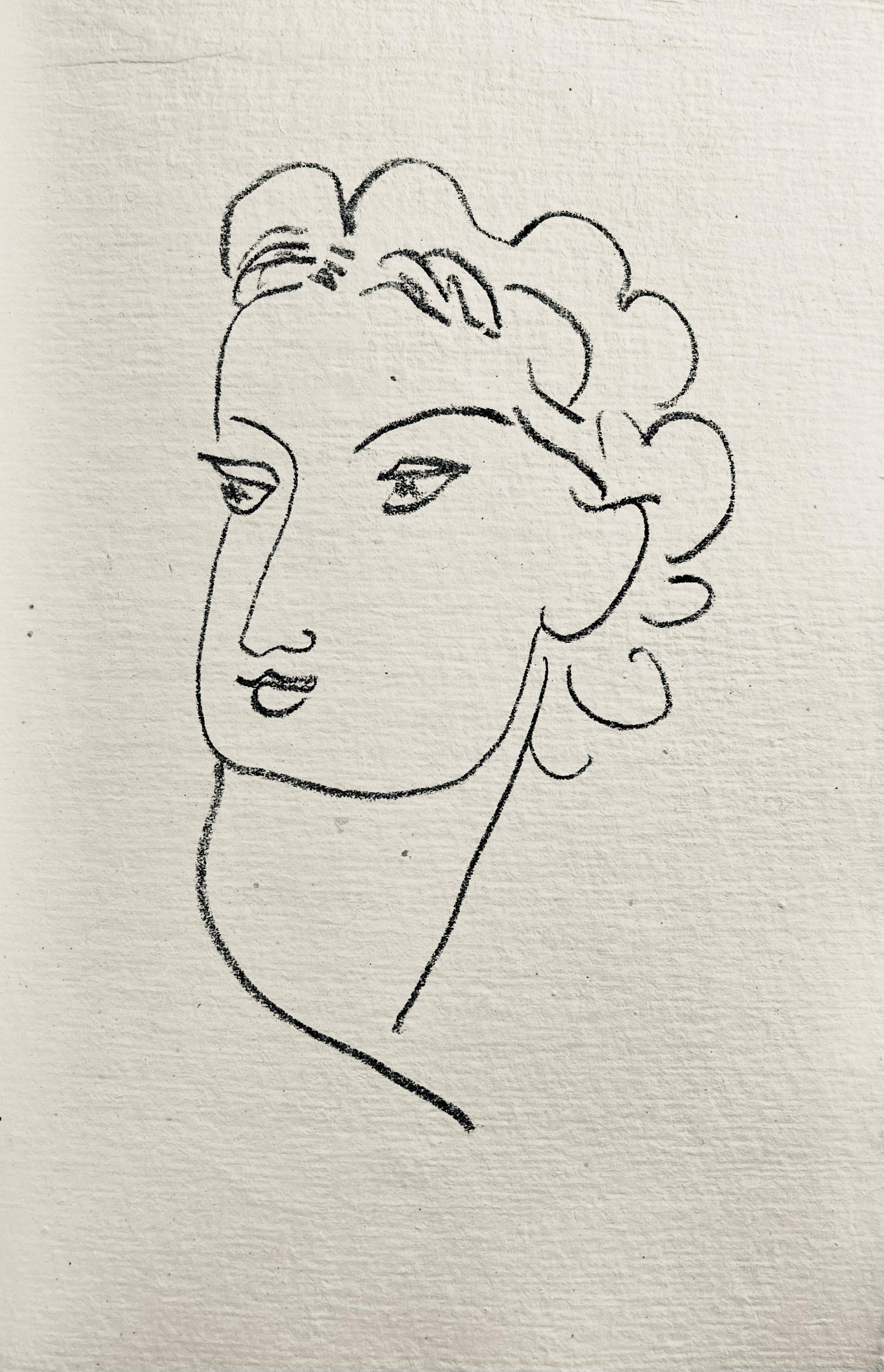 Lithographie VI (Duthuit 20), Repli, Gravures de Henri Matisse For Sale 4