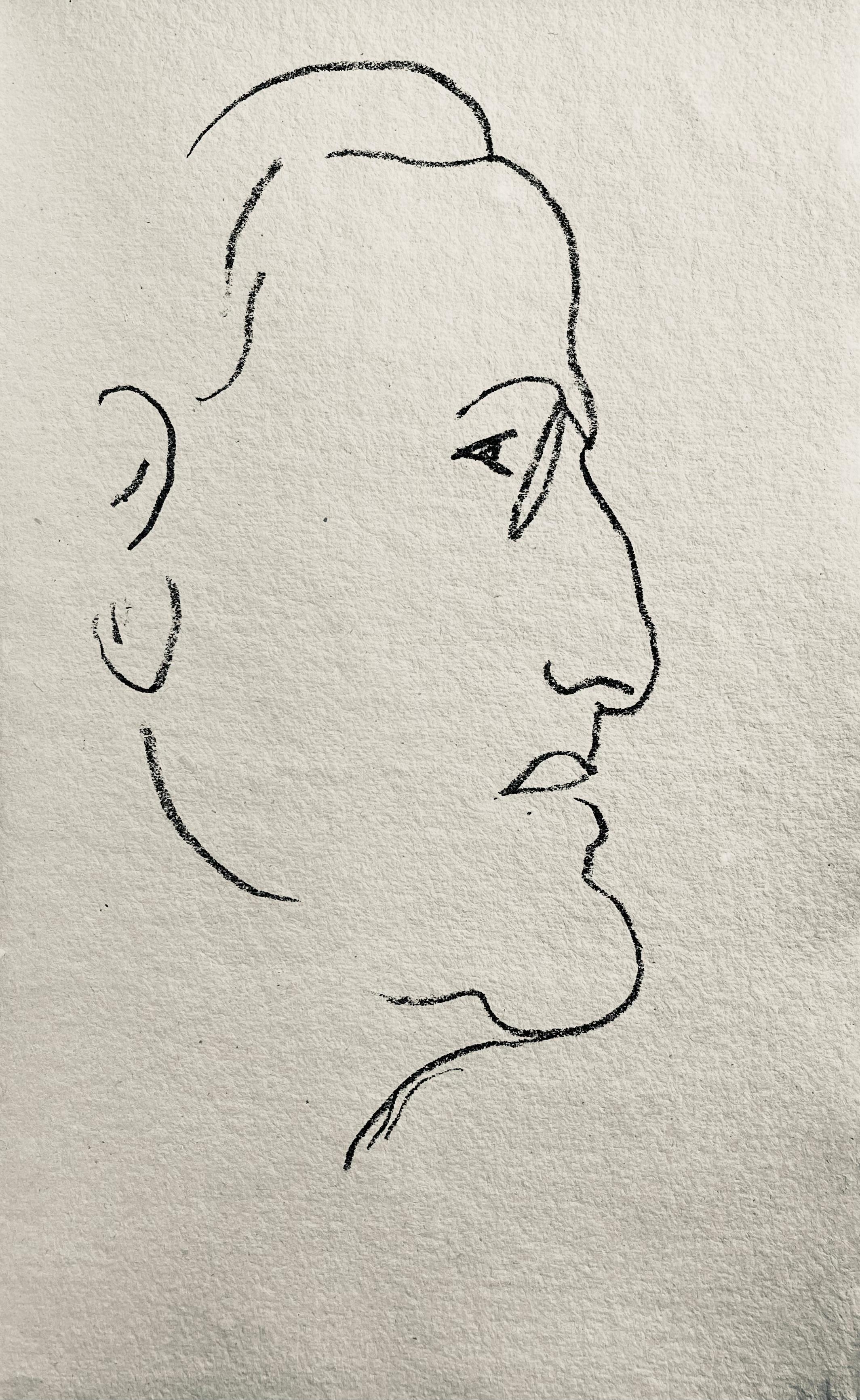 Litografía VII (Duthuit 20), Repli, Gravures de Henri Matisse en venta 3