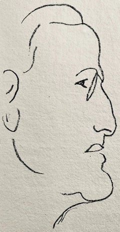 Vintage Lithographie VII (Duthuit 20), Repli, Gravures de Henri Matisse