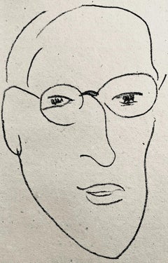 Vintage Lithographie X (Duthuit 20), Repli, Gravures de Henri Matisse