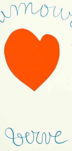 Henri Matisse, Heart of Love Taken, from Verve, Revue Artistique, 1949