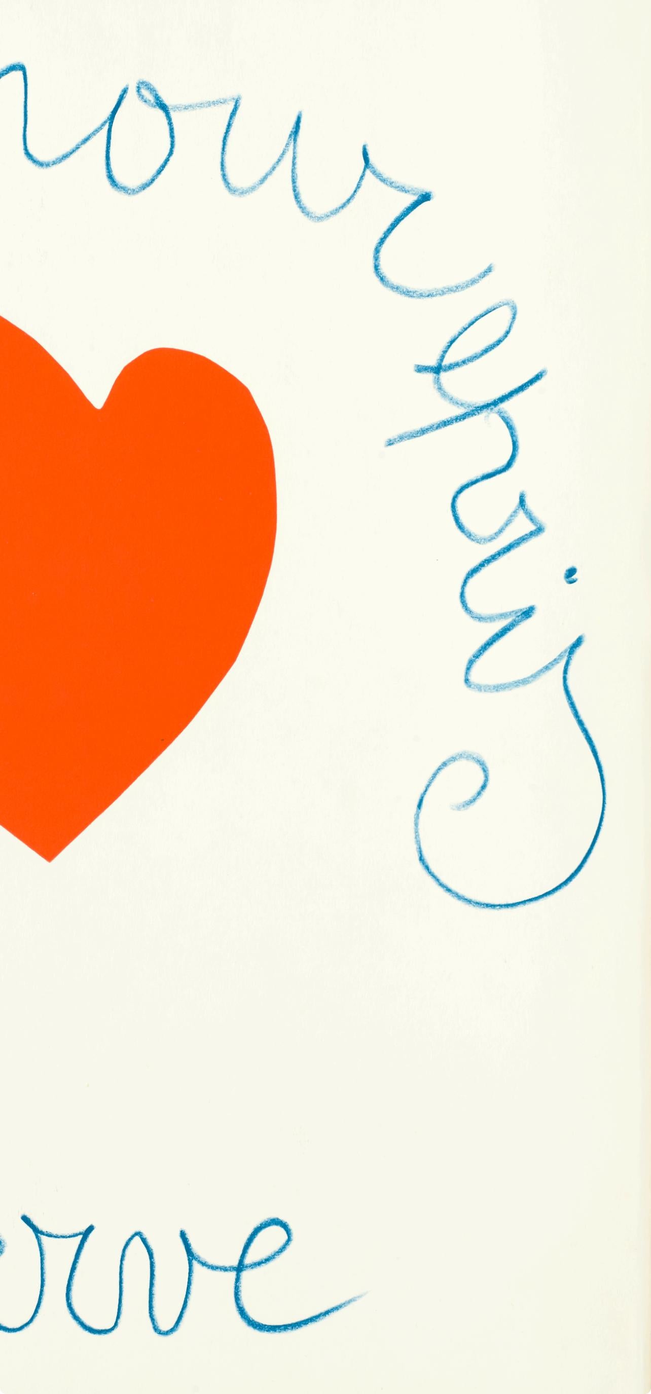 Livre du cœur d'amour épris, Verve: Revue Artistique et Littéraire - White Figurative Print by Henri Matisse