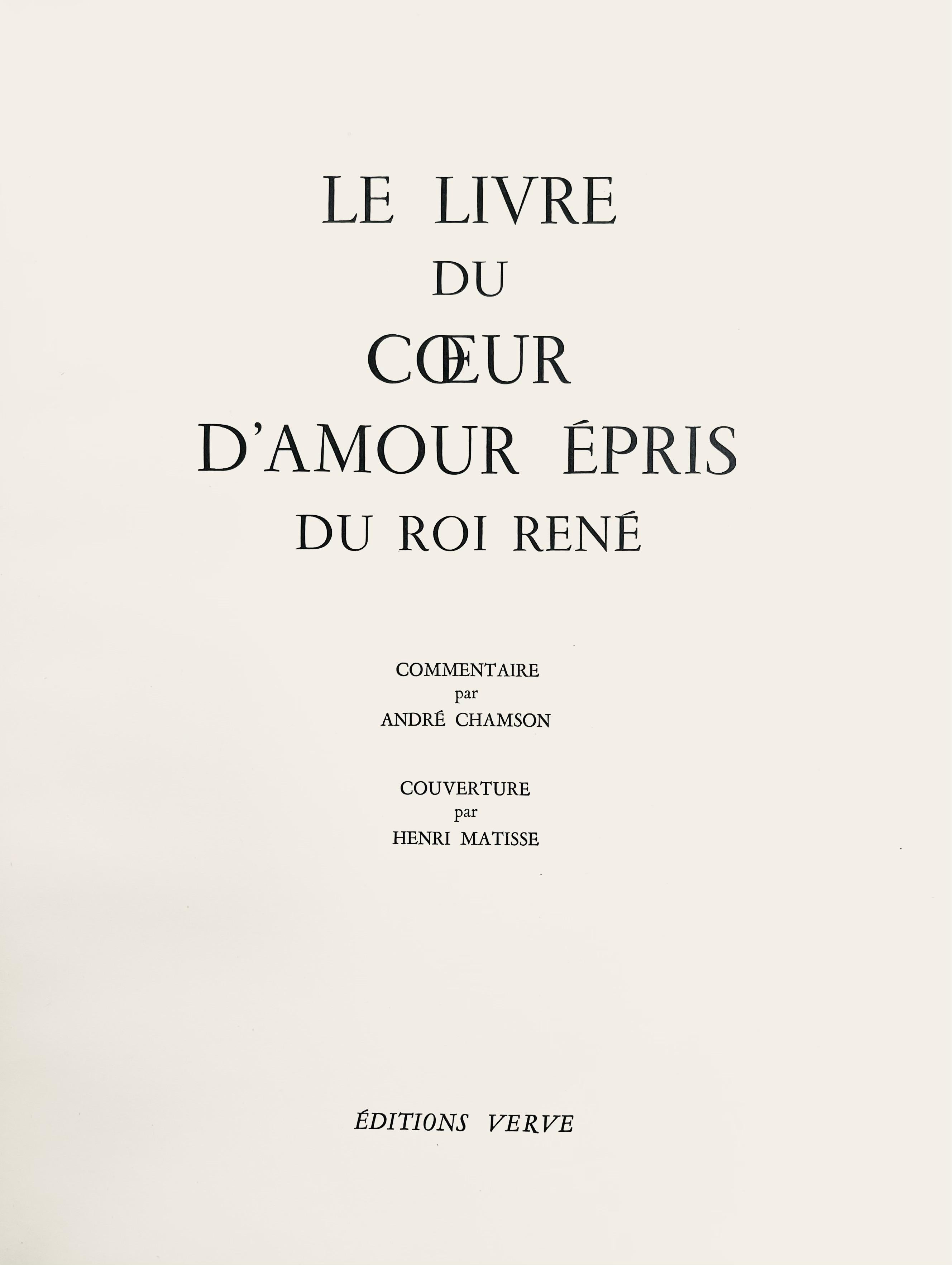 Livre du cœur d'amour épris, Verve: Revue Artistique et Littéraire For Sale 2