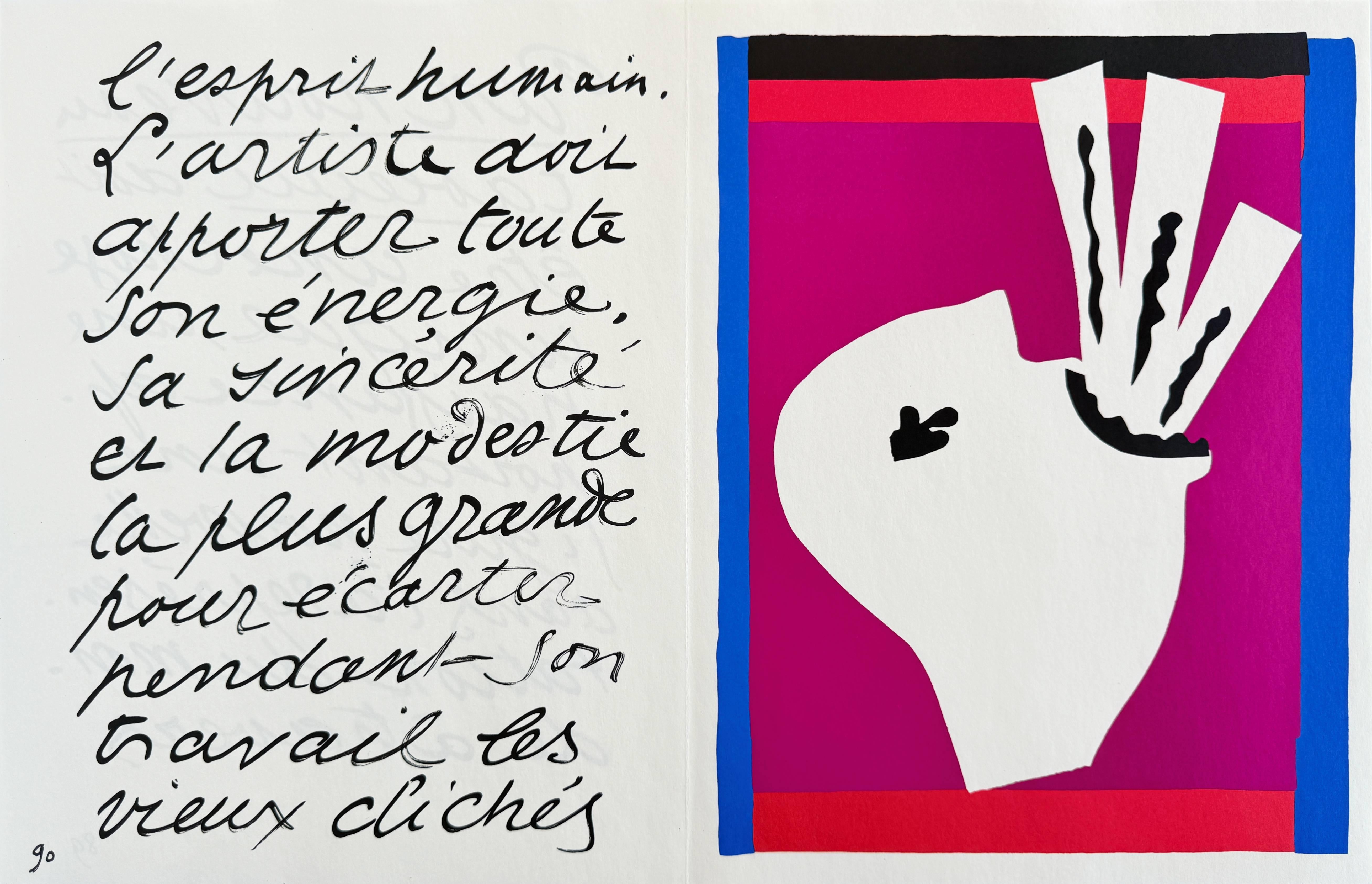 Henri Matisse (1869-1954) - L'Océanide des sables (The Oceanid of the Sands)

Lithograph from 1983.

Dimensions of sheet: 61 x 39 cm

Dimensions in frame: 73 x 53 cm

Publisher: George Brazilier, New York.

Printer: Ernst Wartelsteiner.

The work is