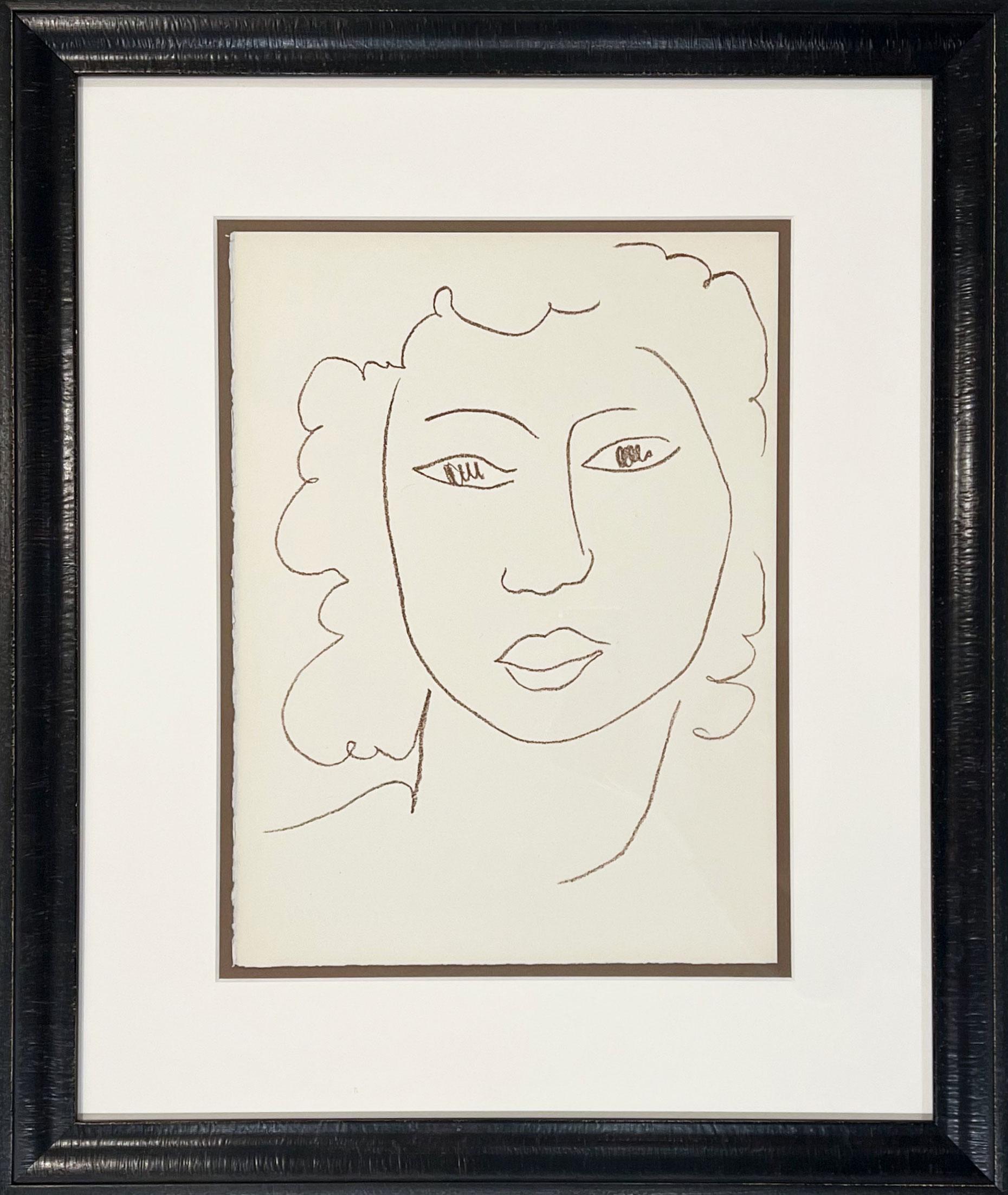 Artist: Henri Matisse
Title: Marine
Portfolio: Poesies Antillaises
Medium: Lithograph
Year: 1972
Edition: 250
Frame Size: 24