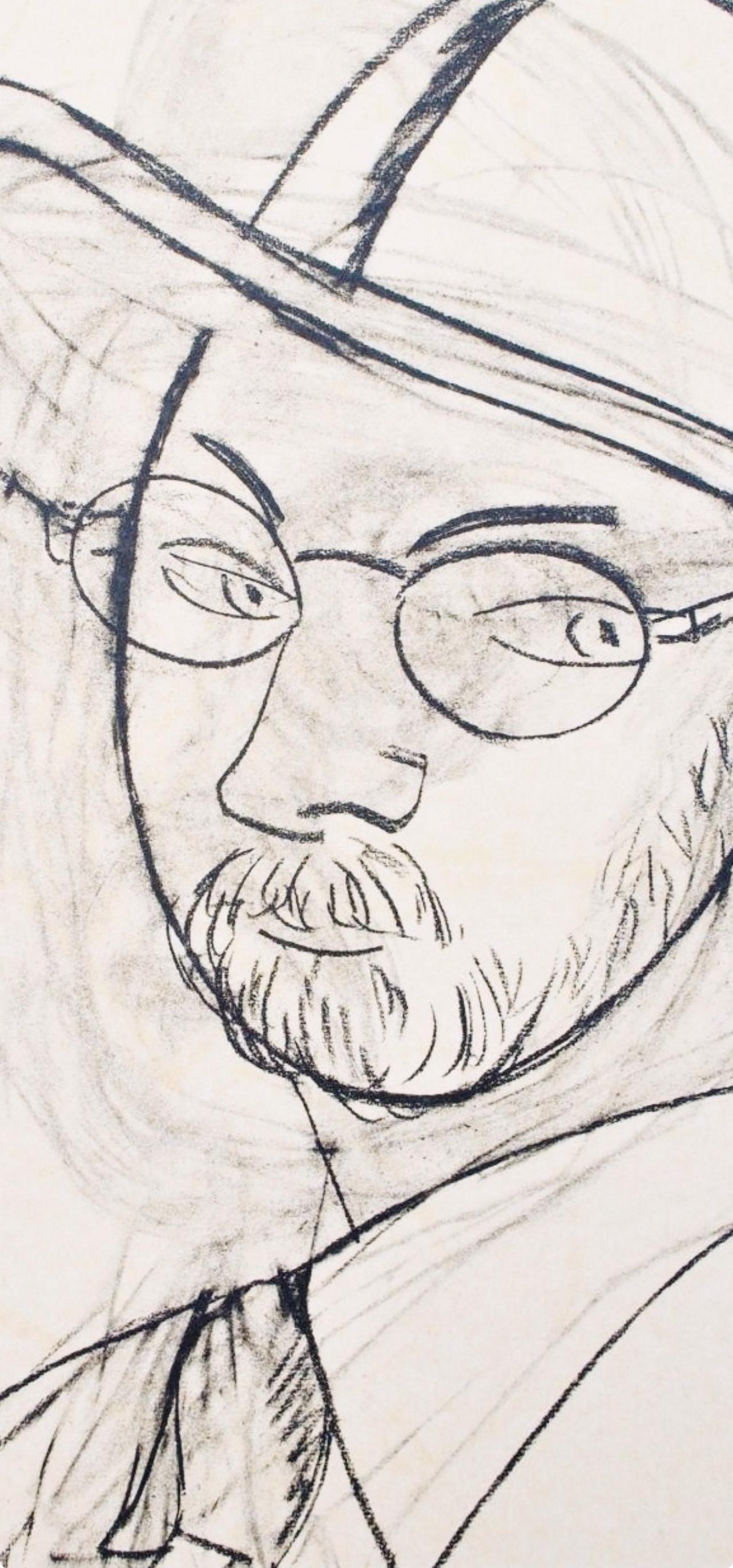 Matisse, Autoportrait au chapeau de paille, Portraits par Henri Matisse (after) For Sale 1