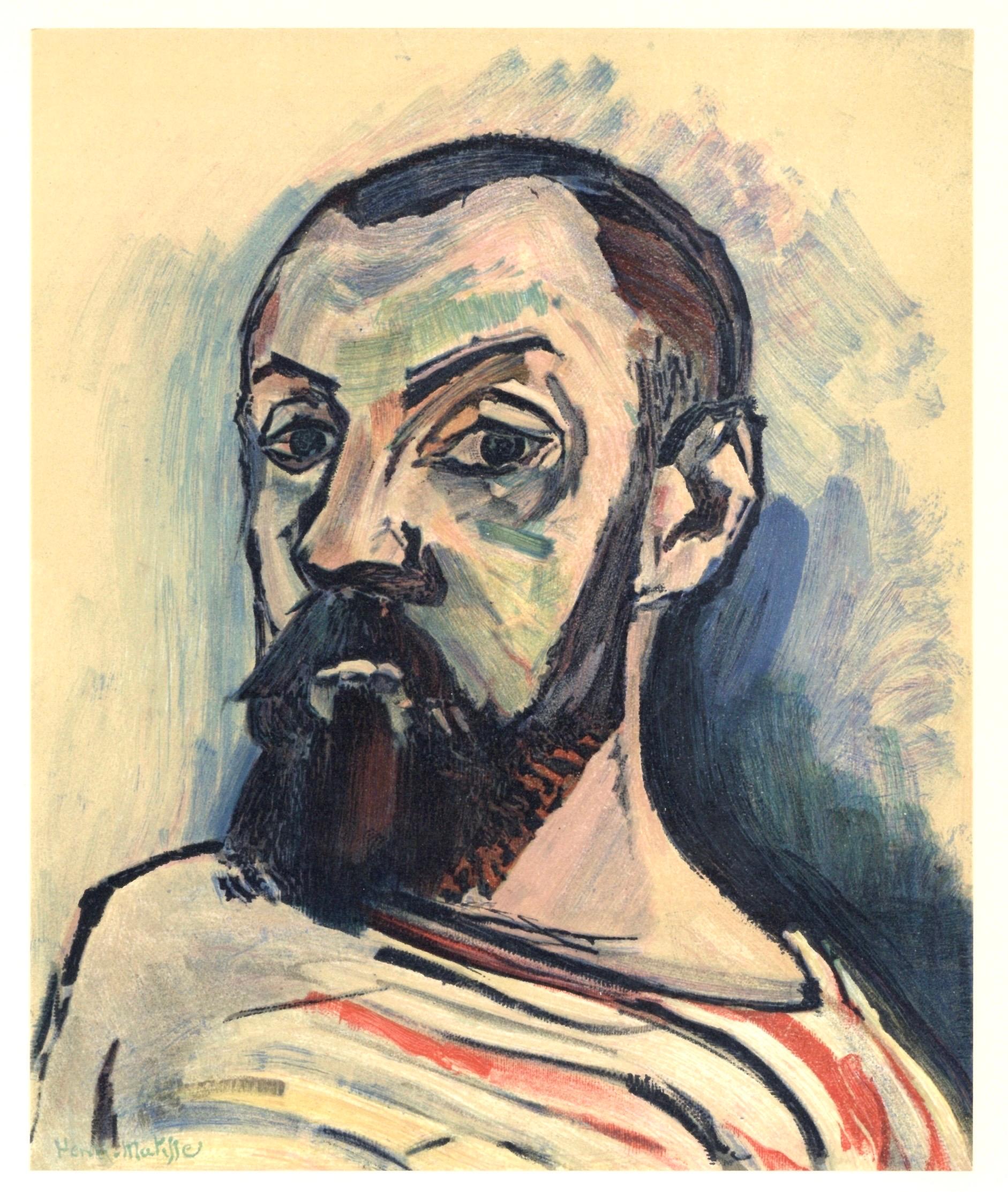 Matisse, Autoportrait au maillot rayé, Portraits par Henri Matisse (after) For Sale 4