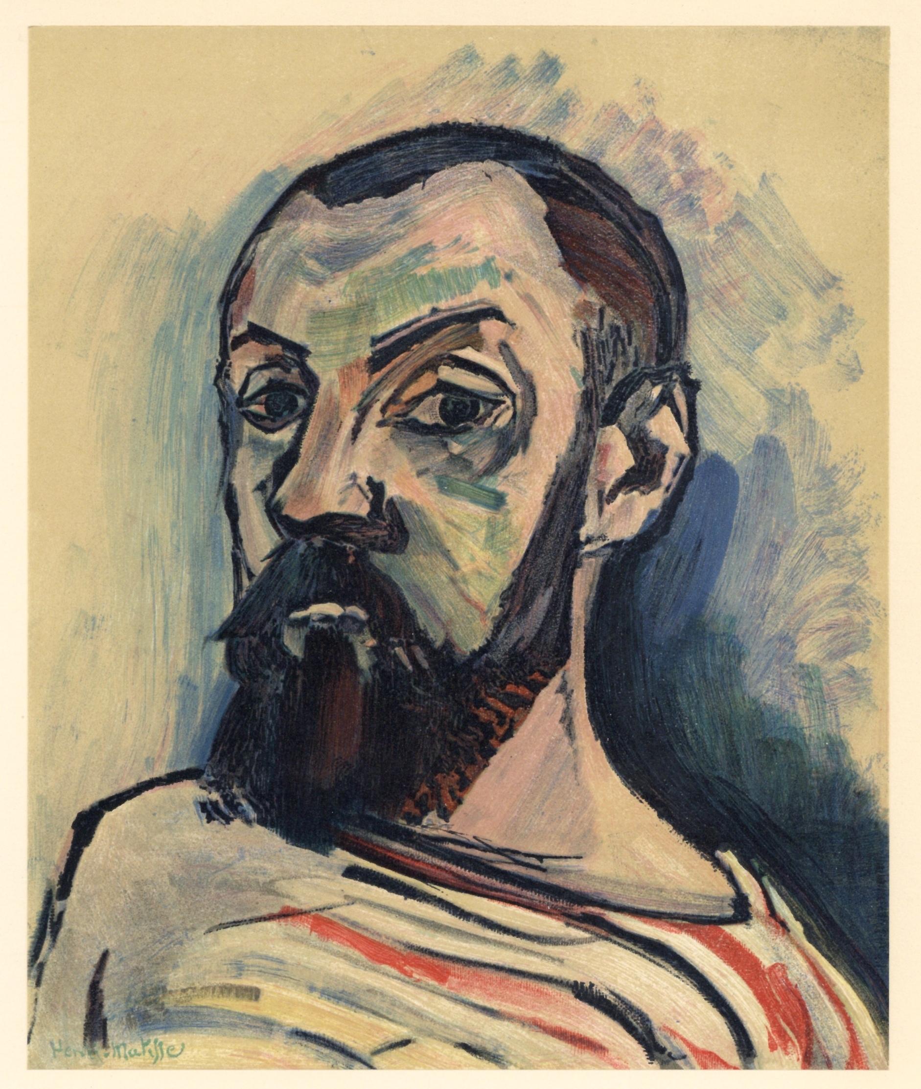 Matisse, Autoportrait, Le maillot de marin, Portraits par Henri Matisse (after) For Sale 4