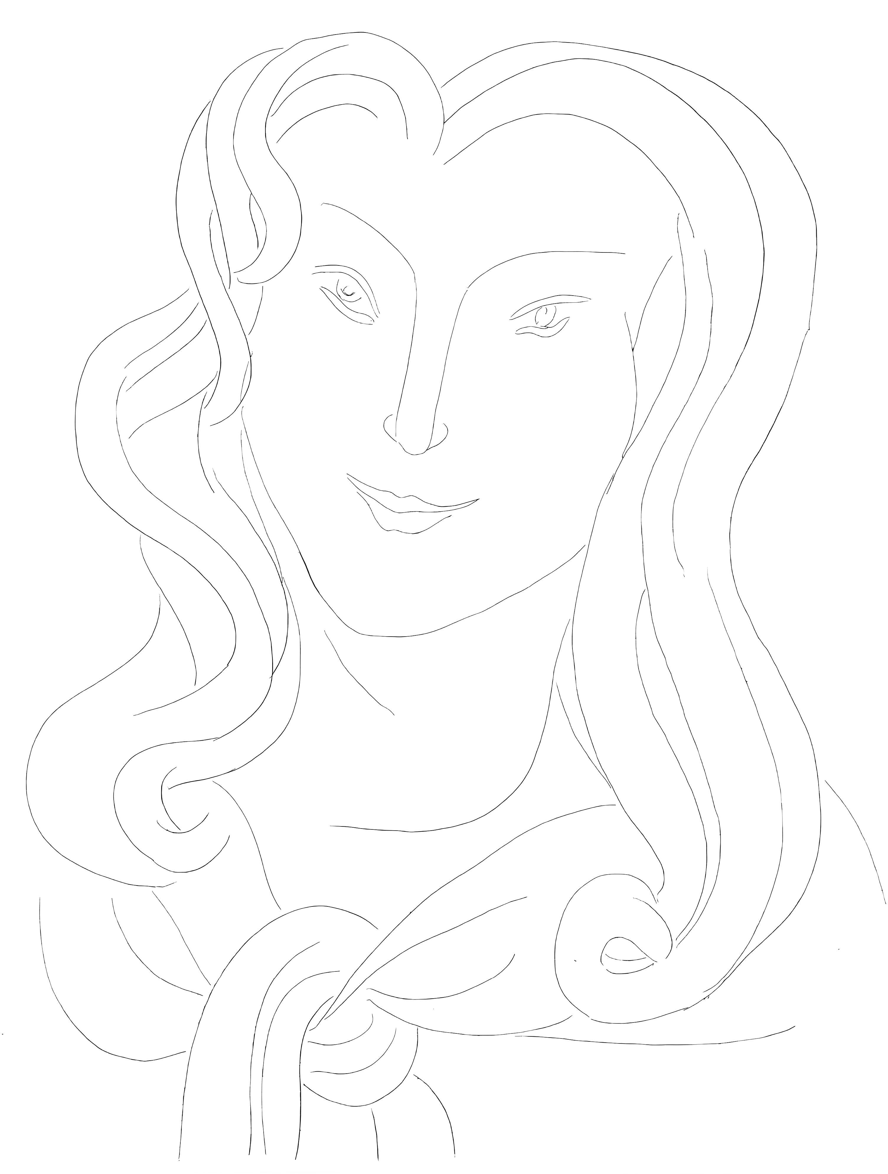 Matisse, Autre Éventail, de Mademoiselle Mallarmé, Poésies (nach)