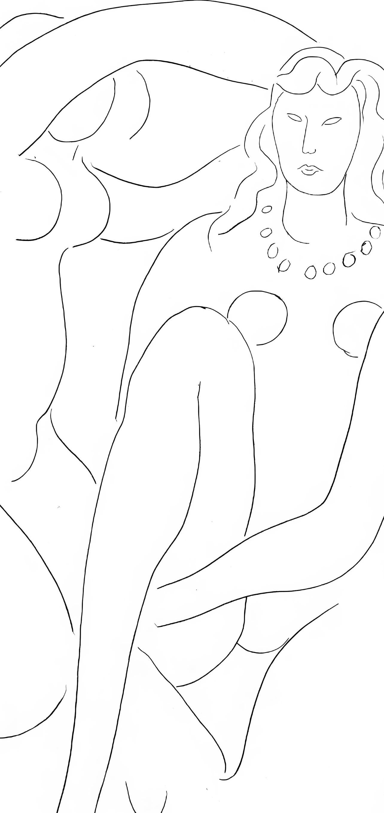 Matisse, Cantique de Saint Jean, Poésies de Stéphane Mallarmé (nach) (Fauvismus), Print, von Henri Matisse