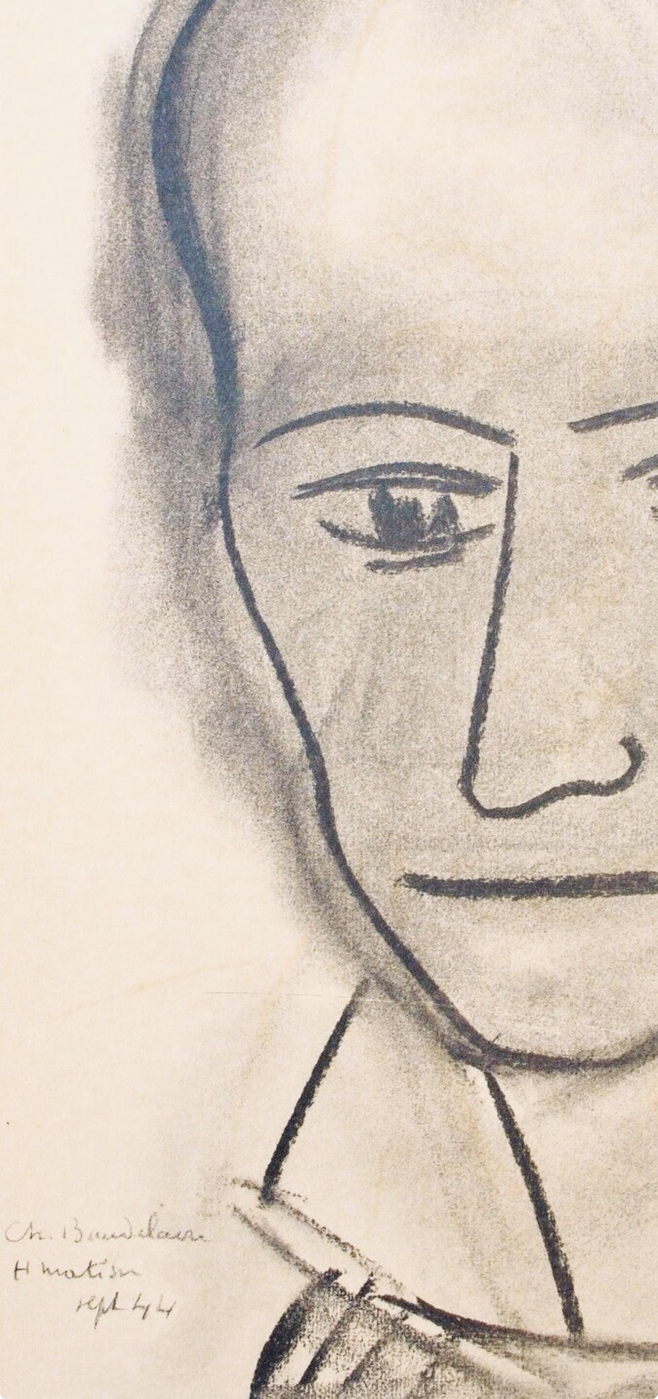 Matisse, Charles Baudelaire, Portraits par Henri Matisse (after) For Sale 3