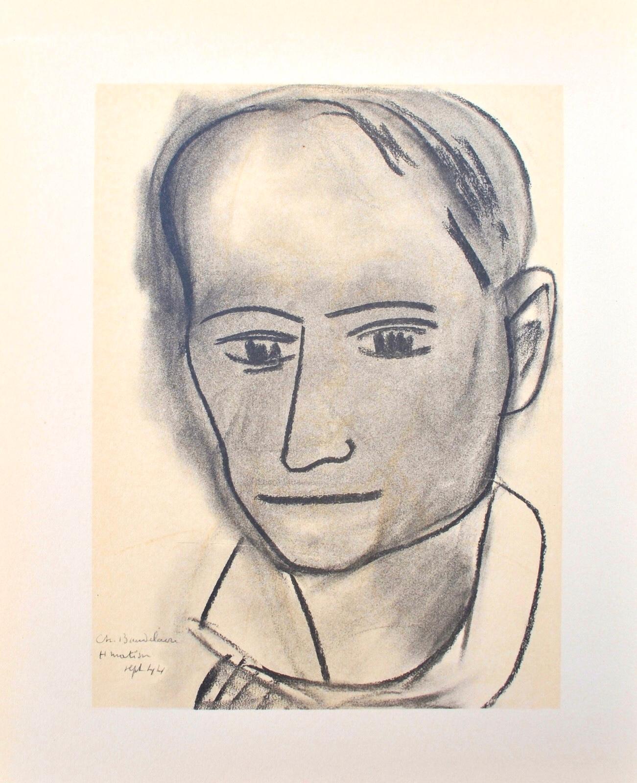 Matisse, Charles Baudelaire, Portraits par Henri Matisse (after) For Sale 4