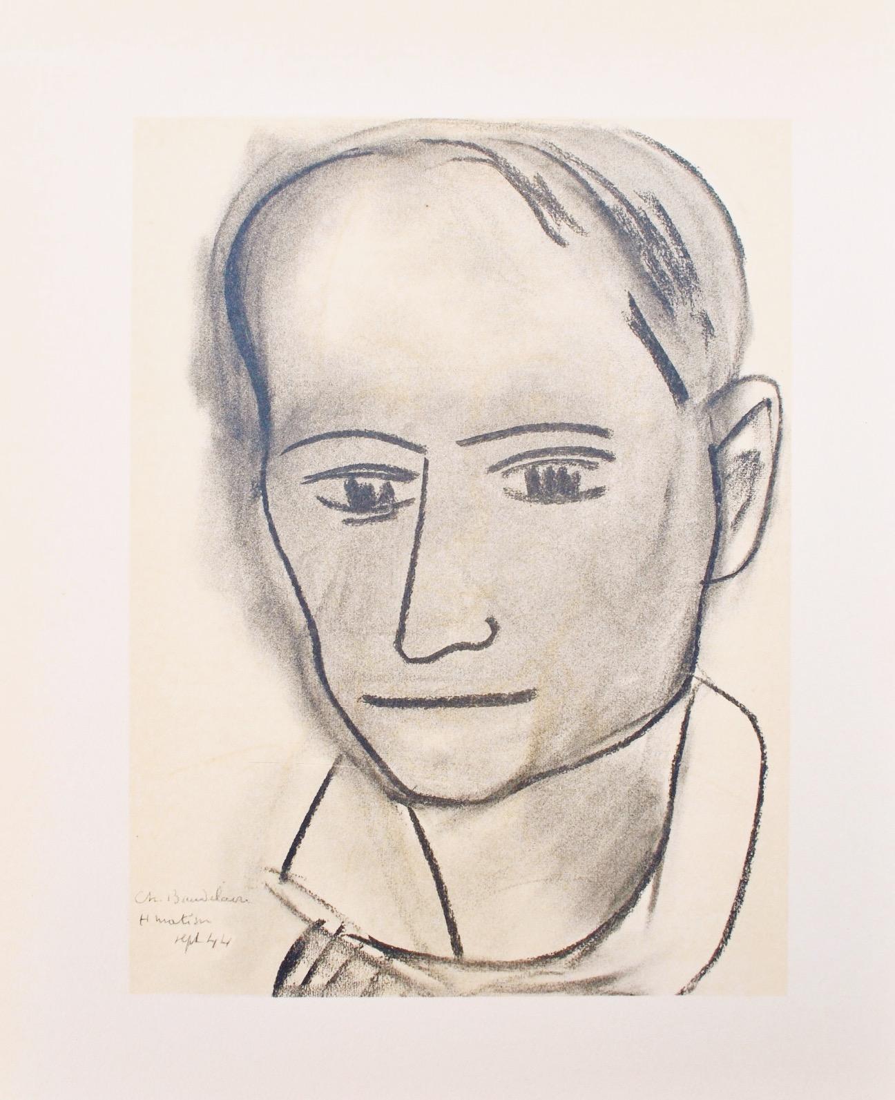 Matisse, Charles Baudelaire, Portraits par Henri Matisse (after) For Sale 4