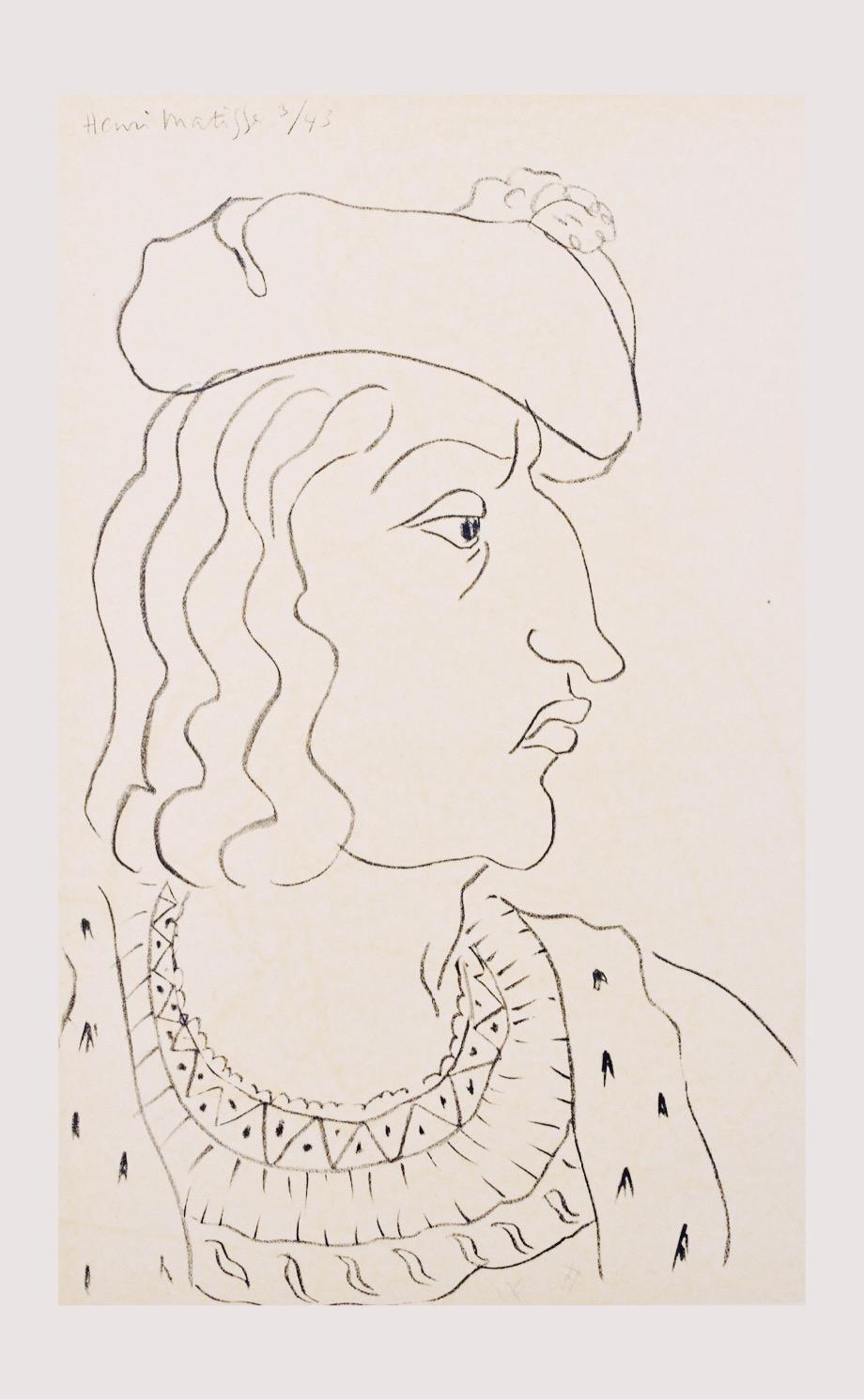 Matisse, Charles d'Orléans, Portraits par Henri Matisse (after) For Sale 4