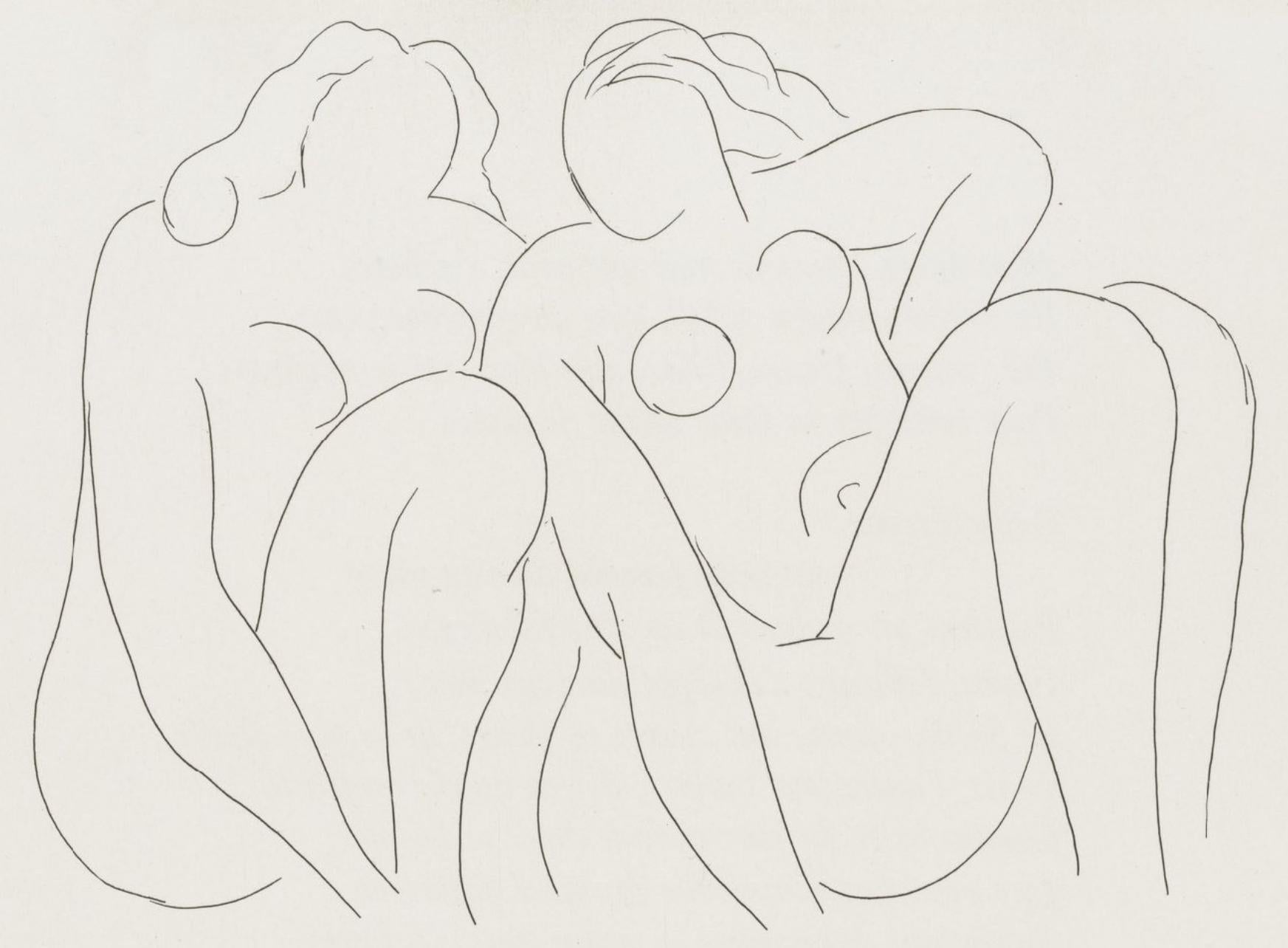 Henri Matisse Landscape Print - Matisse, Composition, Poésies (after)