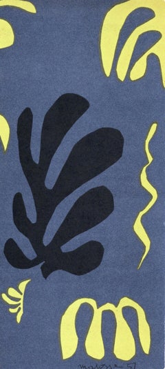 Henri Matisse, Decoupage, from XXe Siecle 1954 (after)