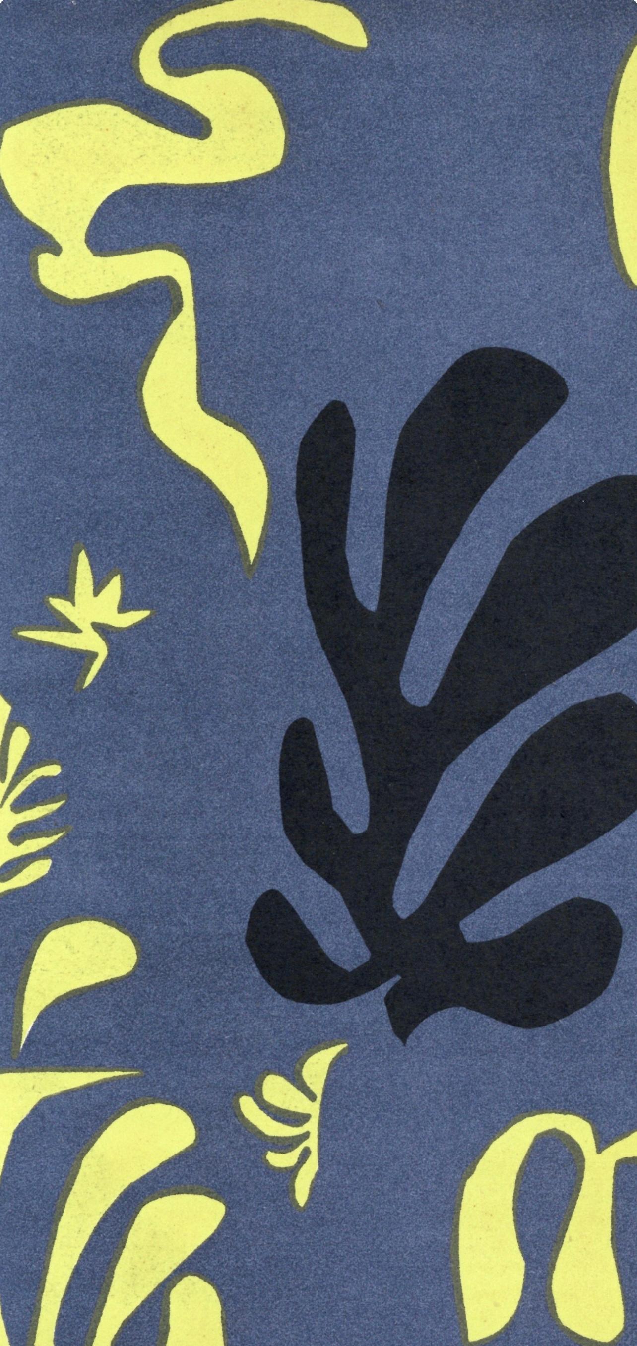 Matisse, Composition, Société internationale d'art XXe siècle (d'après) - Violet Still-Life Print par Henri Matisse