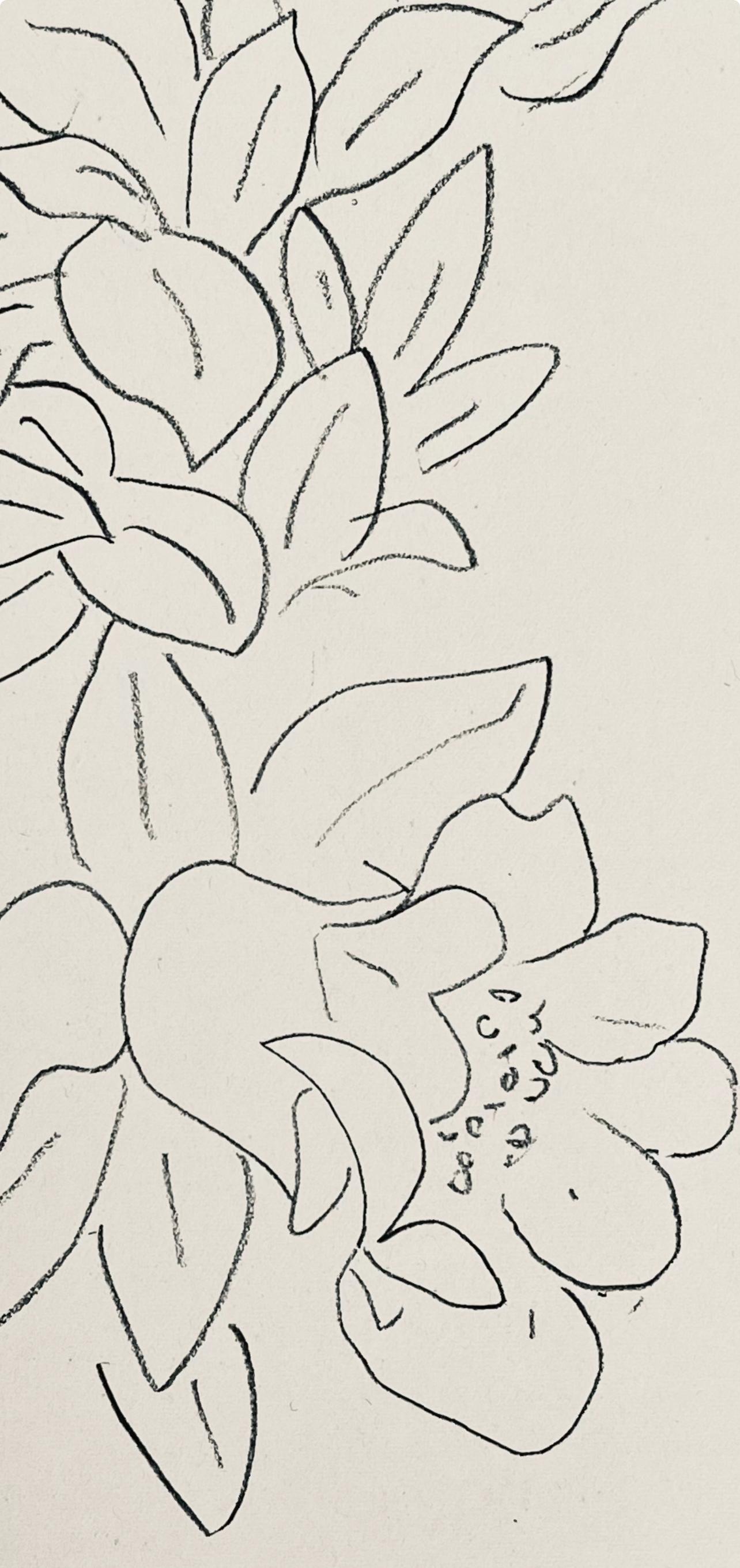 Matisse, Composition, Verve : Revue Artistique et Littéraire (après) - Beige Still-Life Print par Henri Matisse