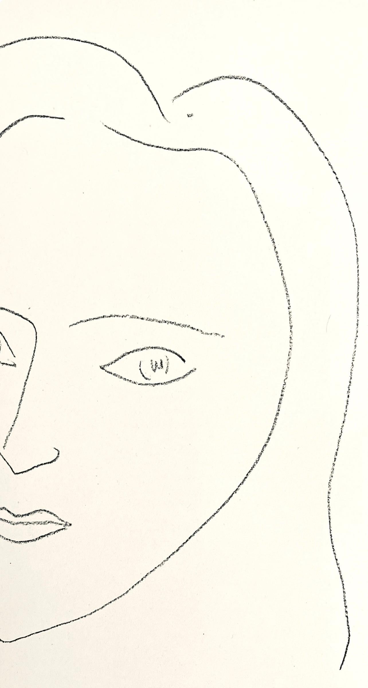 Matisse, Composition, Verve : Revue Artistique et Littéraire (après) - Beige Abstract Print par Henri Matisse