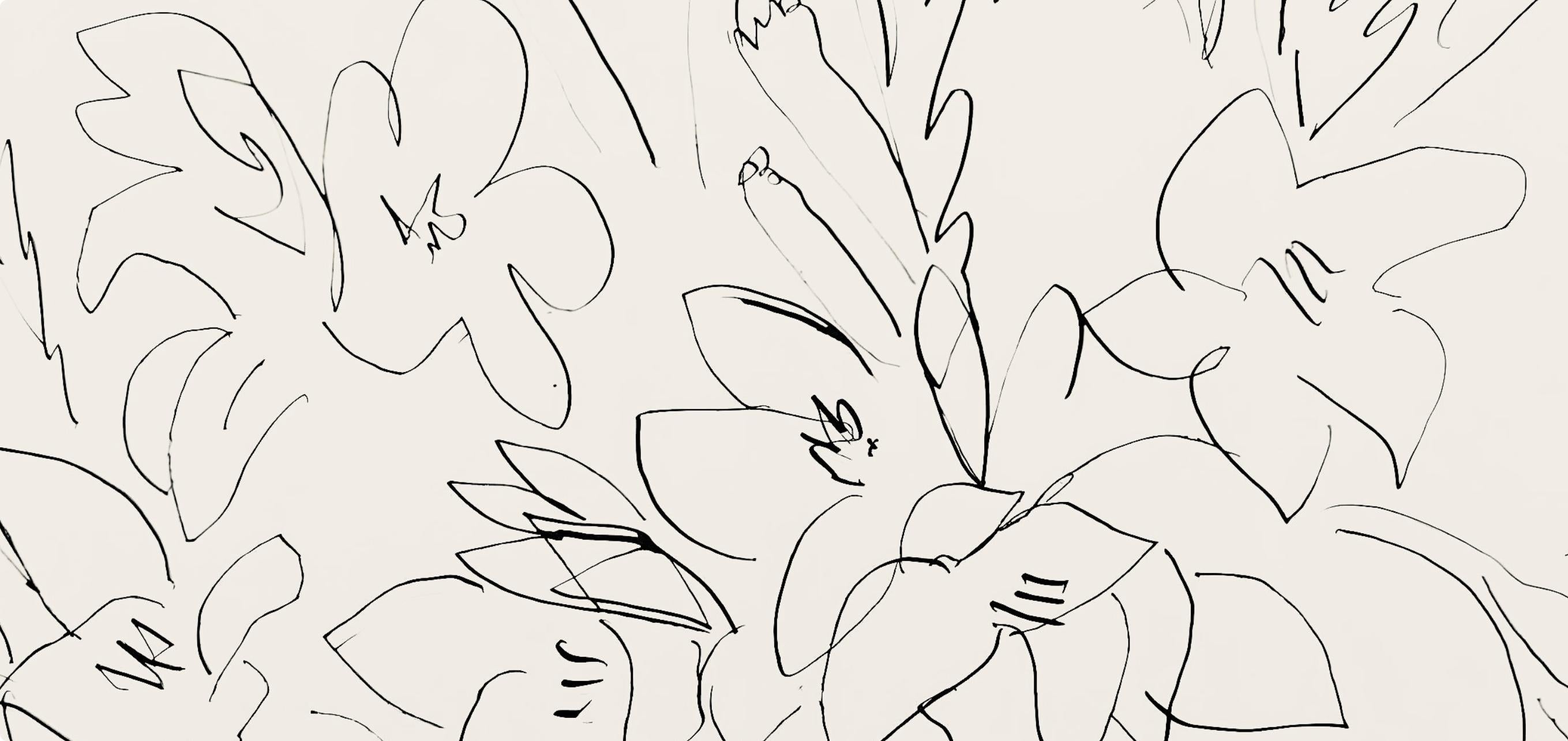 Matisse, Composition, Verve: Revue Artistique et Littéraire (after) - White Abstract Print by Henri Matisse