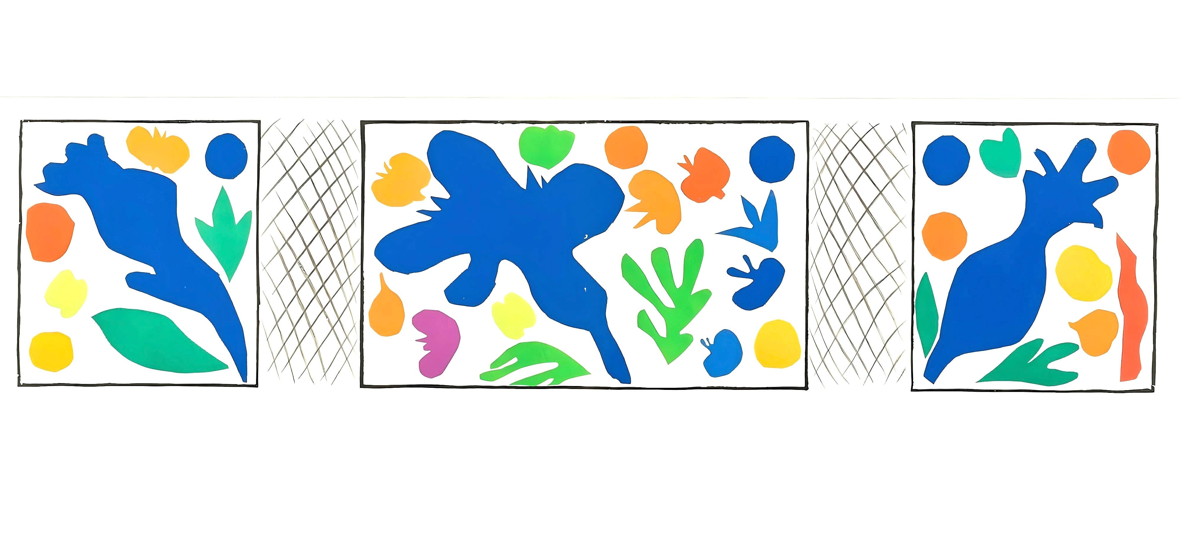 Henri Matisse Landscape Print – Matisse, Coquelicots (Duthuit 139), Verve: Revue Artistique (nach)