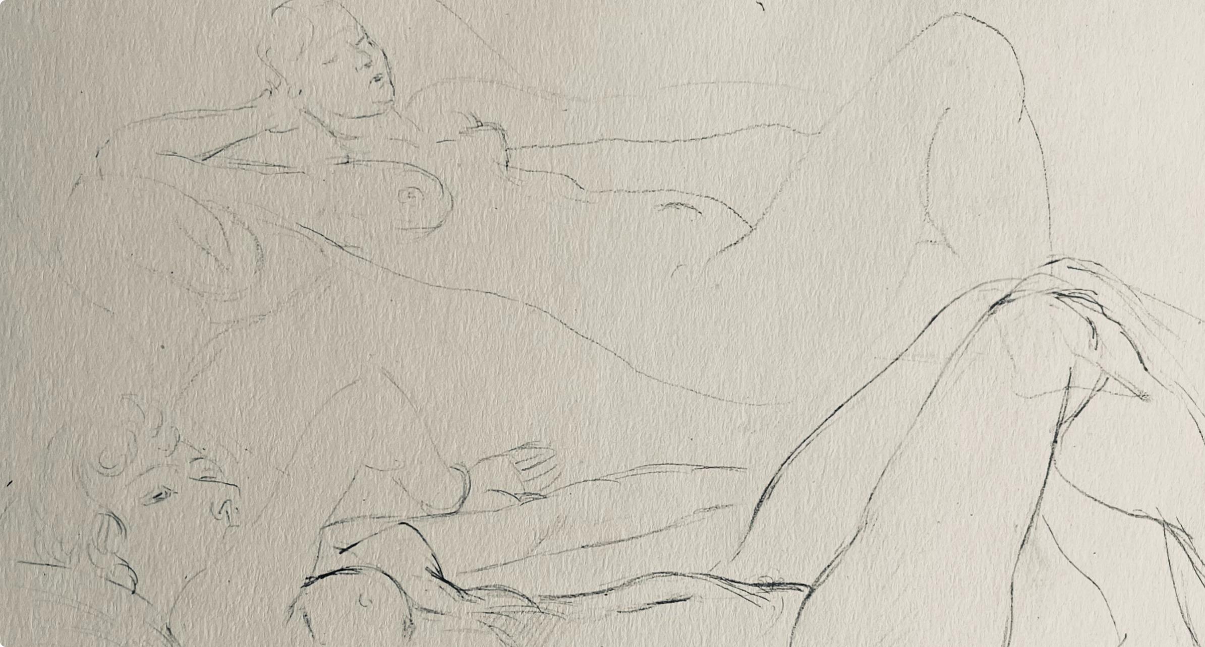 Matisse, Kreide, Dessins de Henri-Matisse (nach) – Print von Henri Matisse