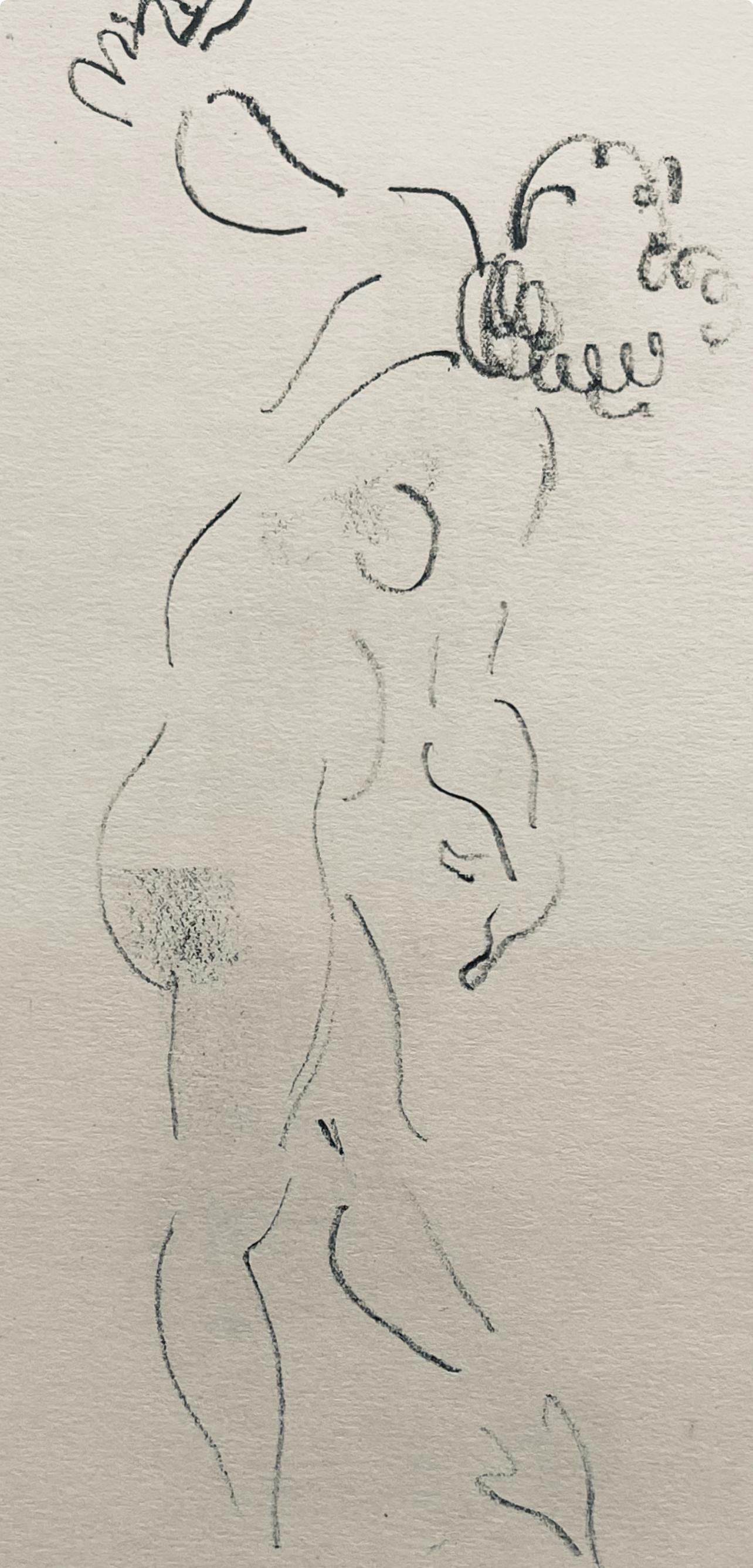 Matisse, Kreide, Dessins de Henri-Matisse (nach) (Moderne), Print, von Henri Matisse