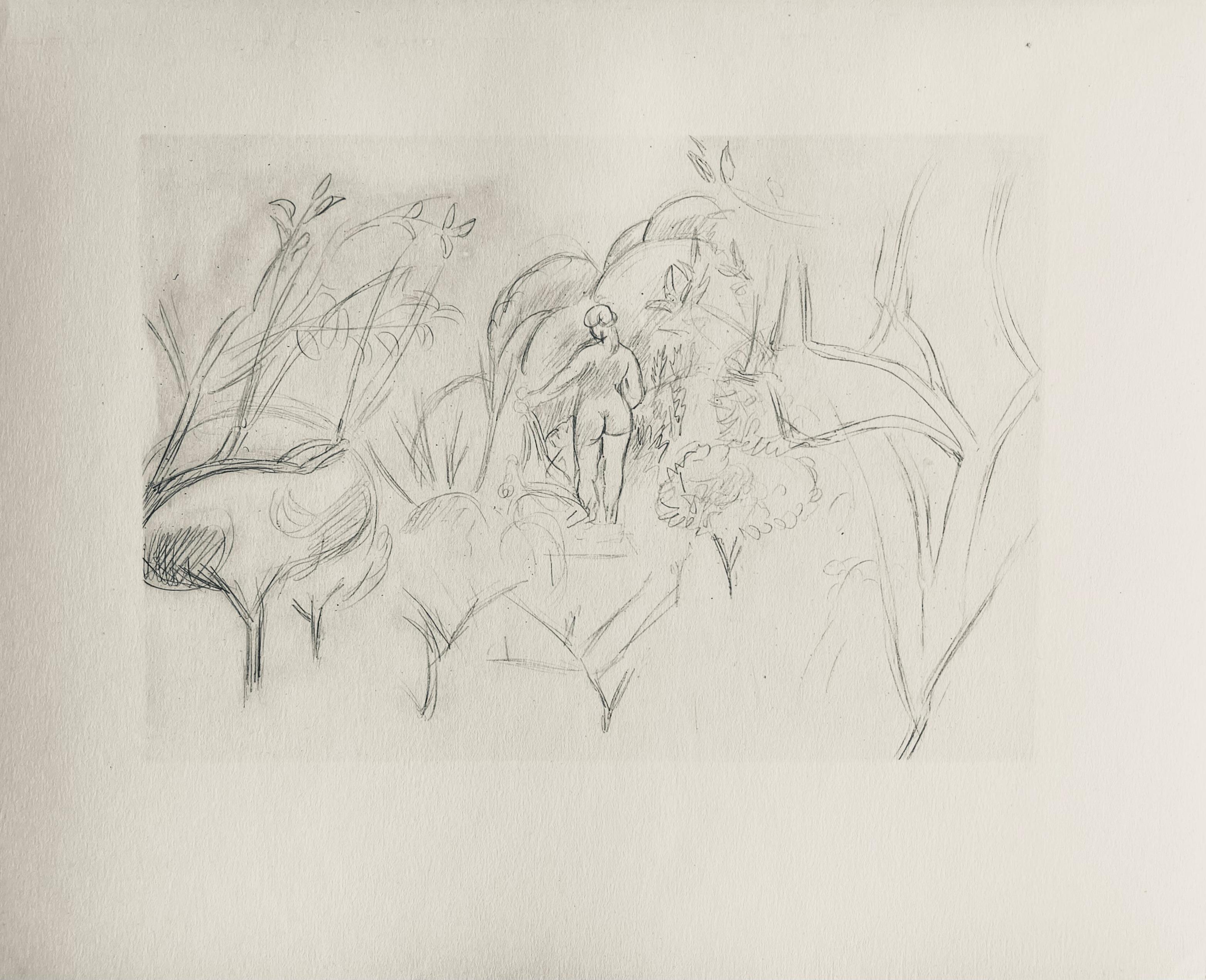 Lithograph on vélin Lafuma Navarre paper. Unsigned and unnumbered, as issued. Good Condition; never framed or matted. Notes: From the album, Dessins de Henri-Matisse, 1925. Published by Éditions des Quatre Chemins, Paris; rendered by Daniel Jacomet