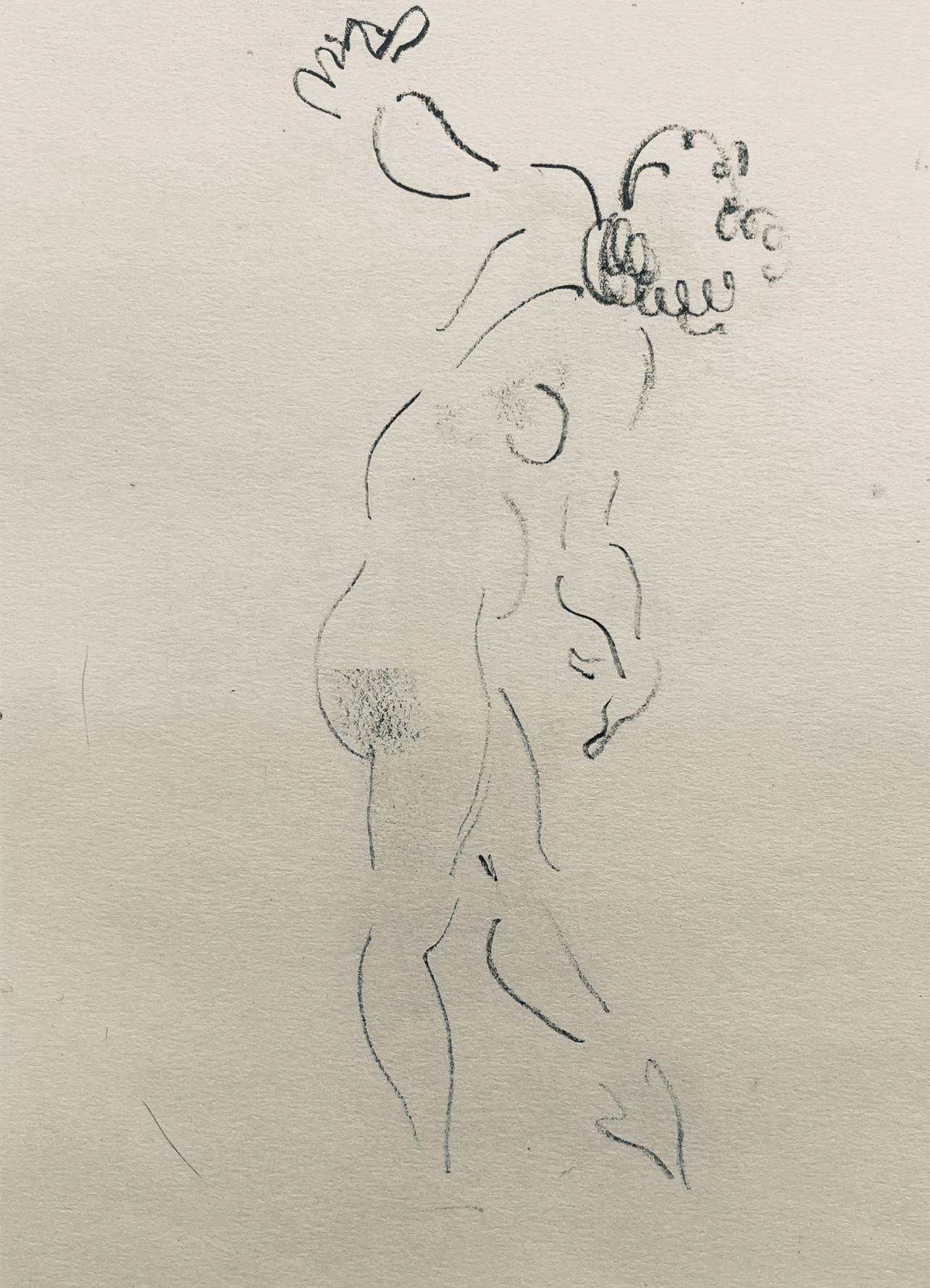 Henri Matisse Figurative Print - Matisse, Crayon, Dessins de Henri-Matisse (after)
