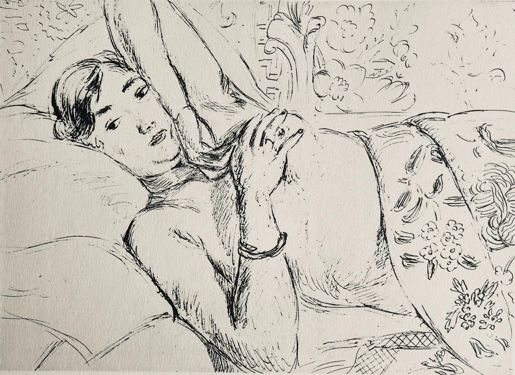 Figurative Print Henri Matisse - Matisse, Crayon, Dessins d'Henri-Matisse (après)