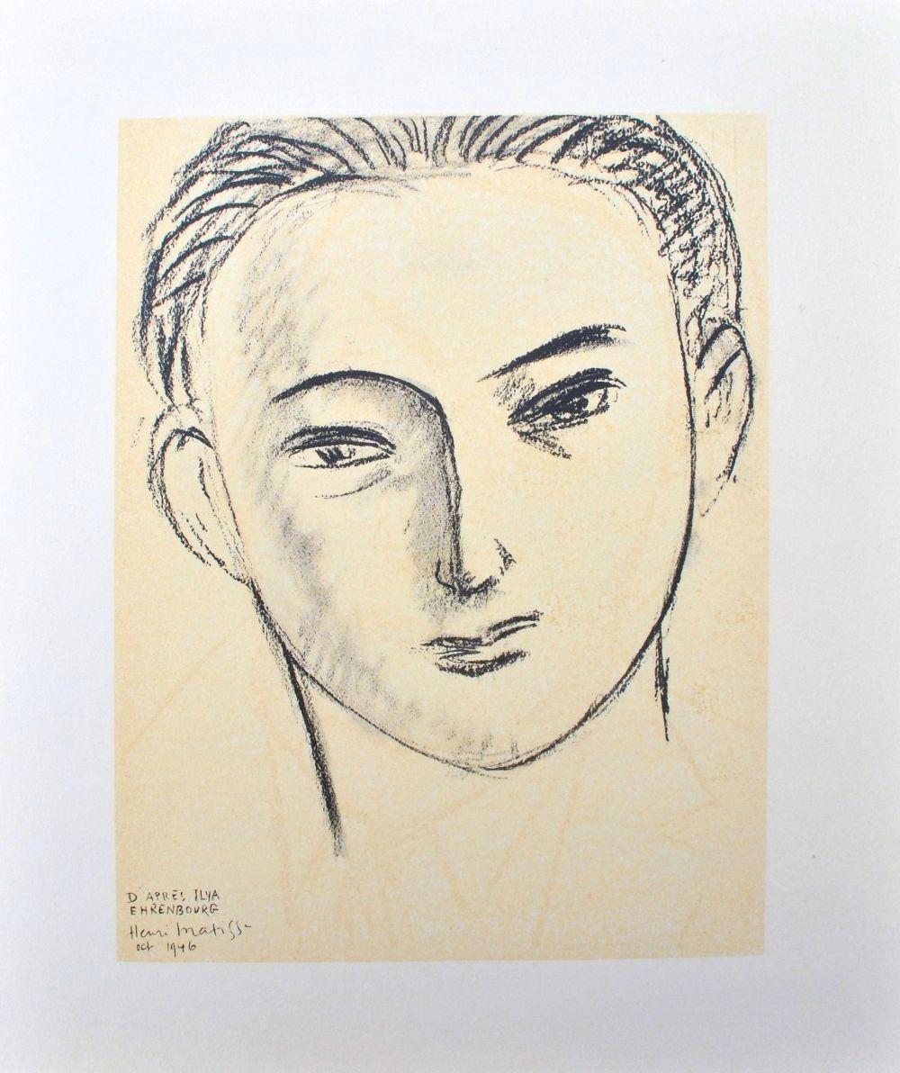 Matisse, D´apres Ilya Ehrenbourg, Portraits par Henri Matisse (after) For Sale 4