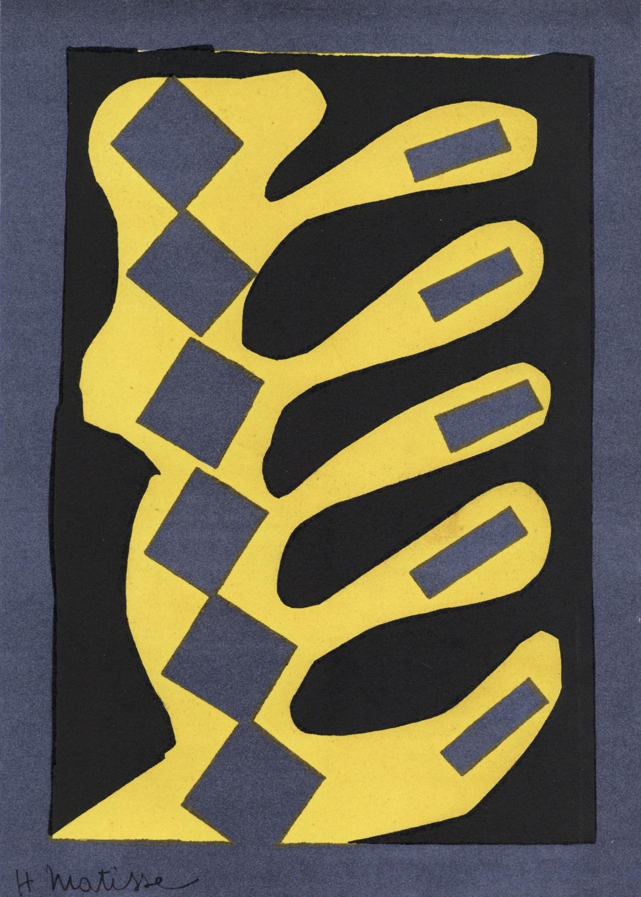 Henri Matisse Still-Life Print - Matisse, Decoupage, XXe Siècle (after)
