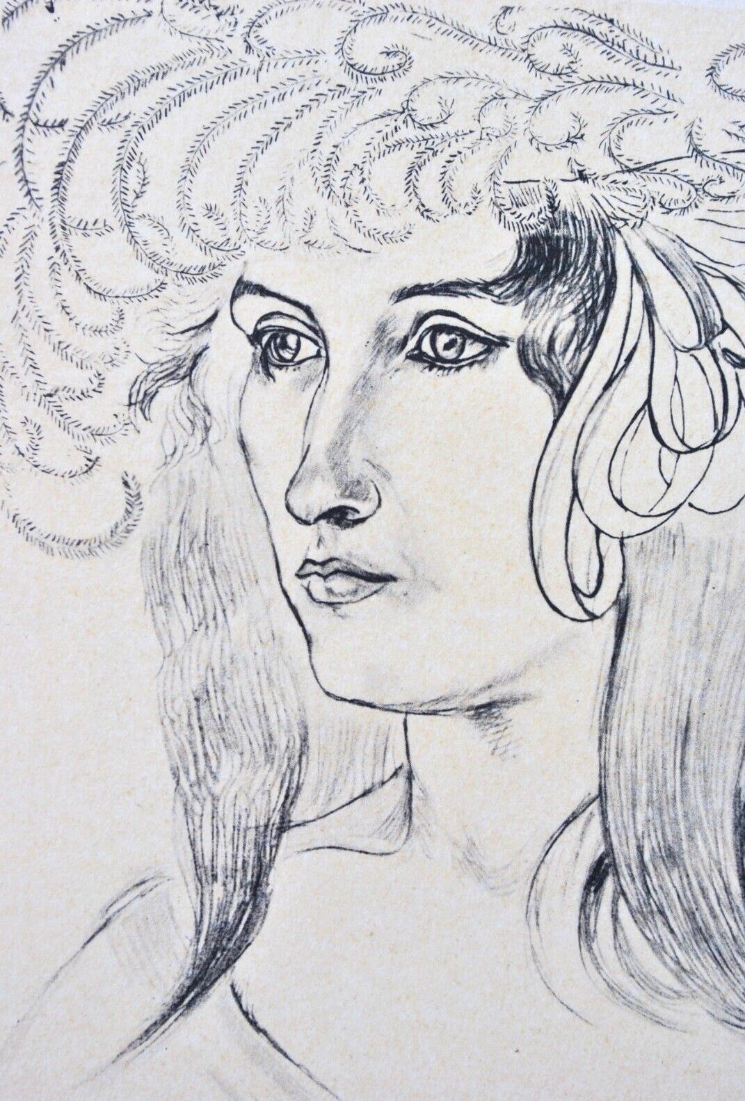 Matisse, Etude pour Les Plumes Blanches, Portraits d'Henri Matisse (après) en vente 1