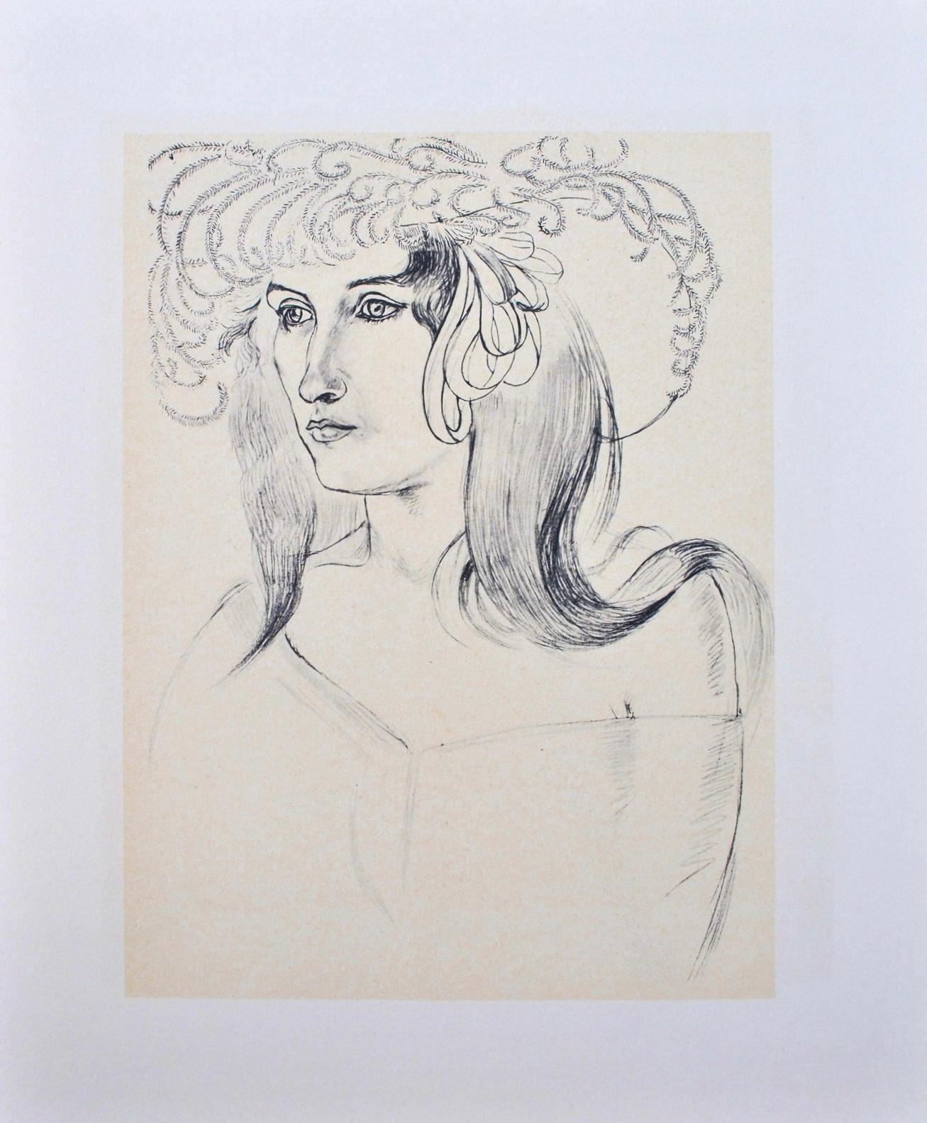 Matisse, Etude pour Les Plumes Blanches, Portraits d'Henri Matisse (après) en vente 4