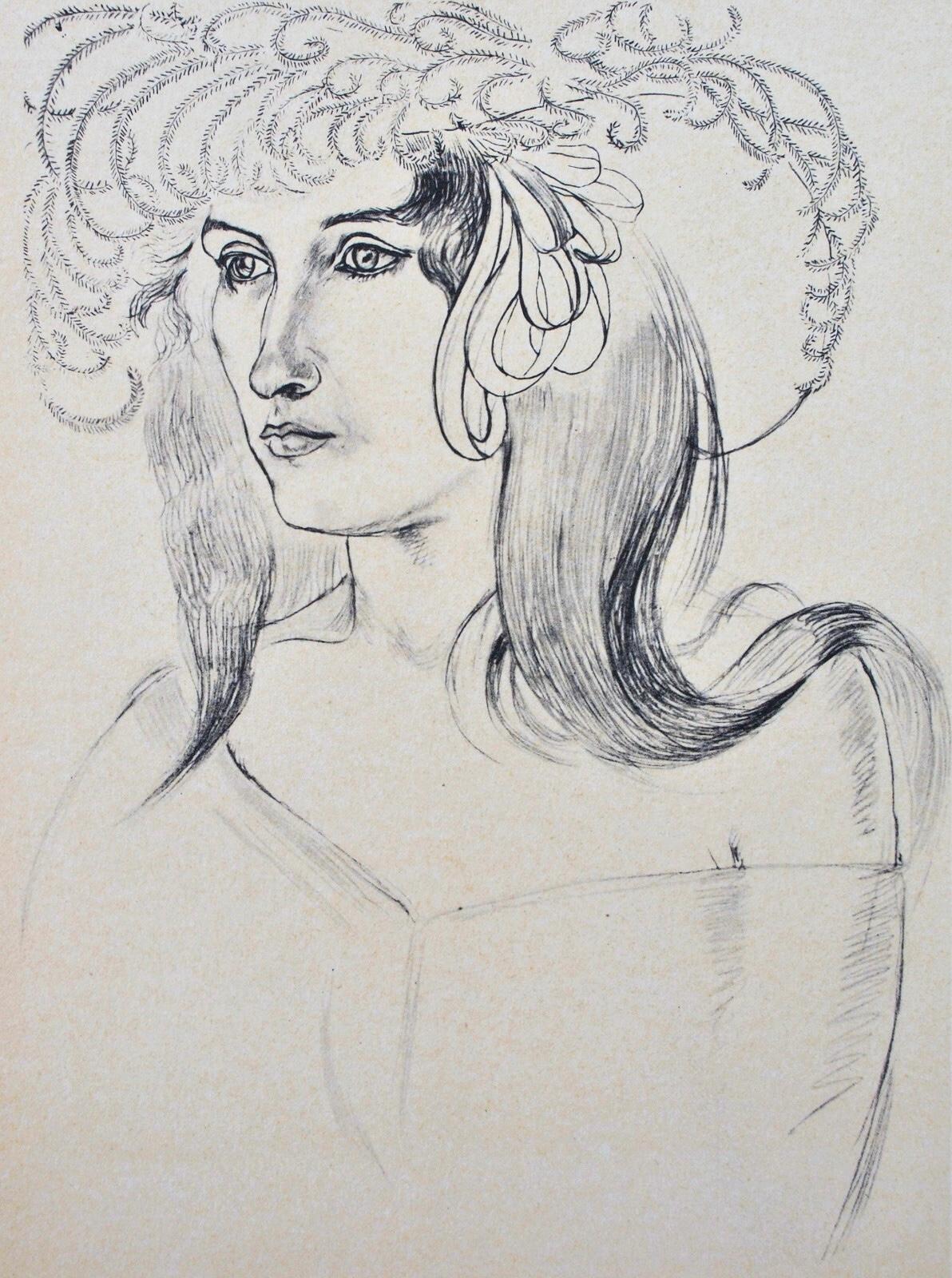 Support : Collotype, héliogravure, recto et verso, sur papier grand vélin Renage filigrané, tel que publié
Année : 1954
Taille du papier : 12 x 9.25 pouces ; taille de l'image : 9.05 x 6.69 pouces
Inscription : Signée dans la plaque et non