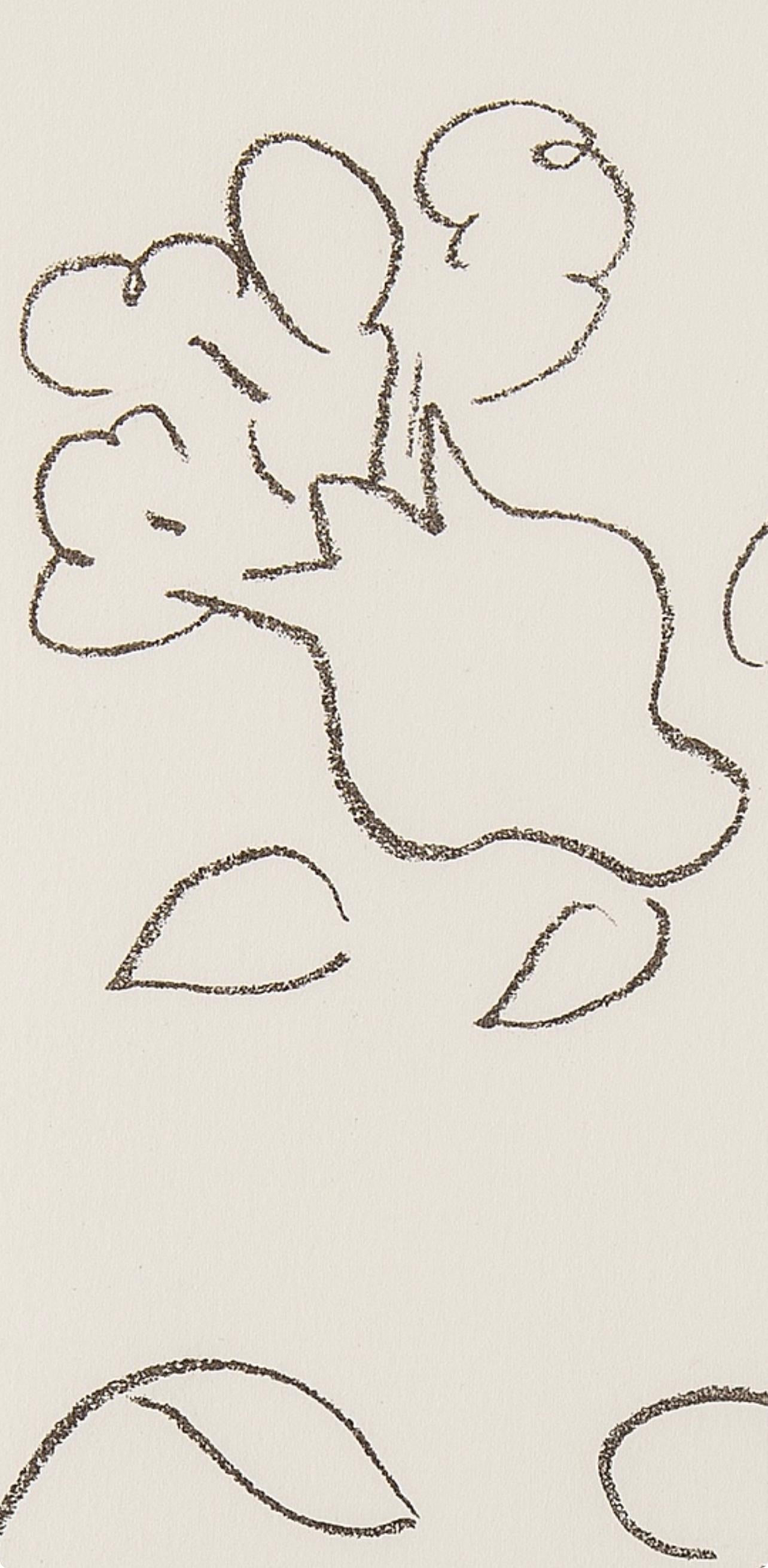 Matisse, Étude, Souvenirs et portraits d'artistes (dopo) - Landscape Print Beige di Henri Matisse