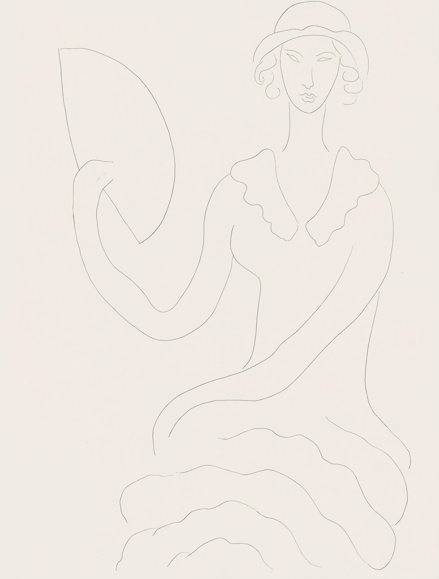 Matisse, Eventail de Madame Mallarmé, Poésies (nach)