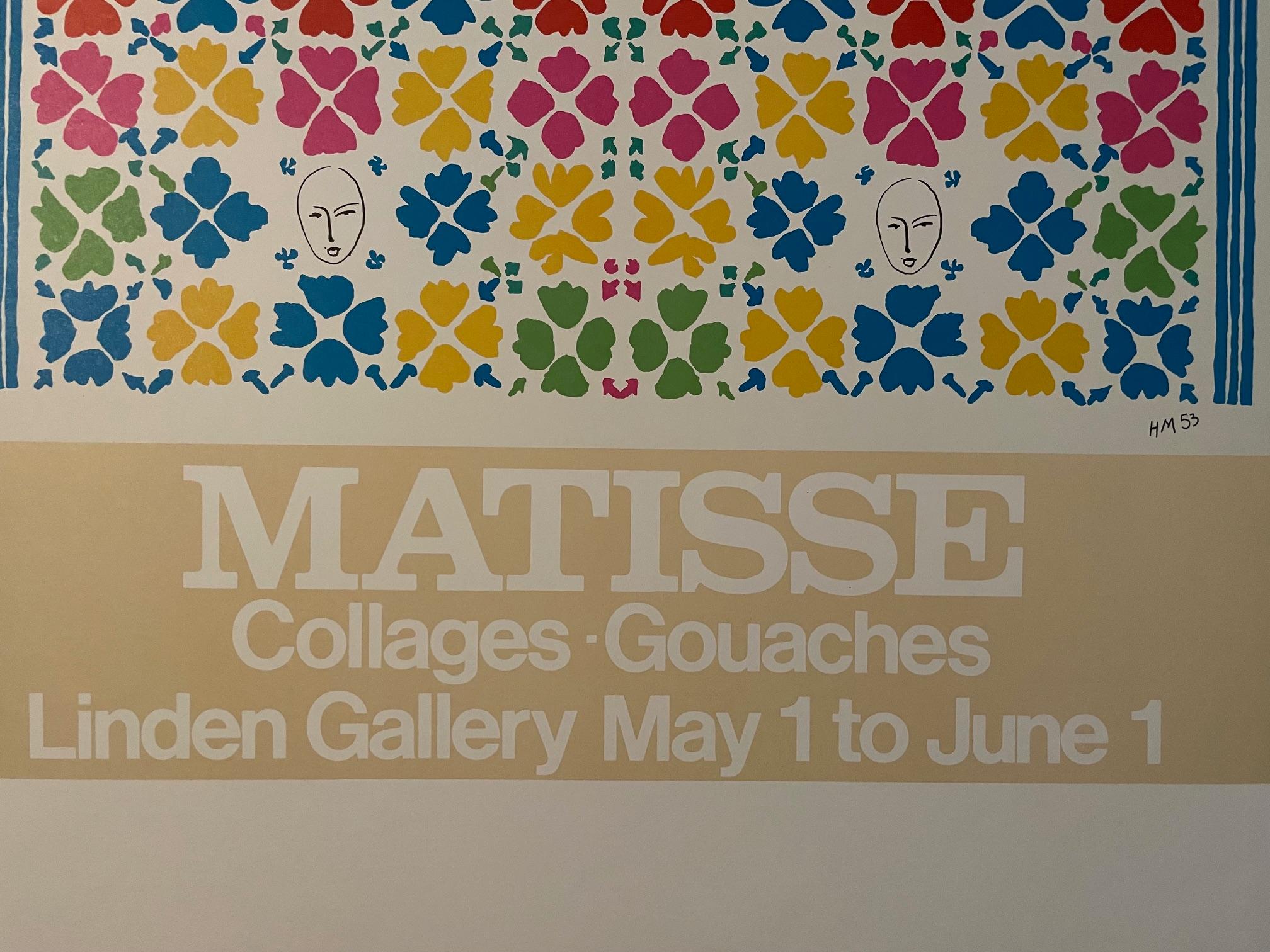 Cartel de la exposición de Matisse (Reproducción) - Print de Henri Matisse