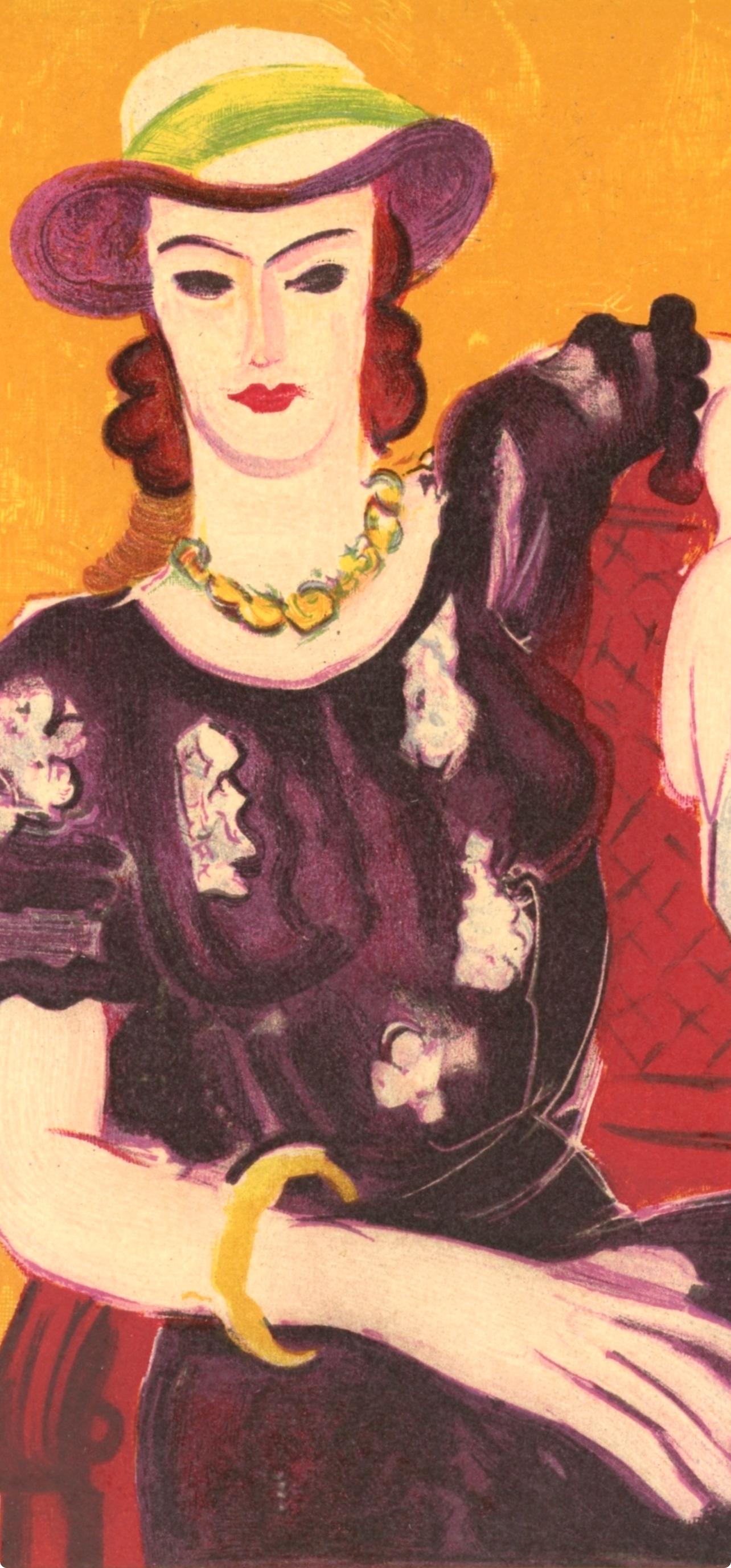 Matisse, Femme à la Chaise Rouge, Portraits par Henri Matisse (after) For Sale 2