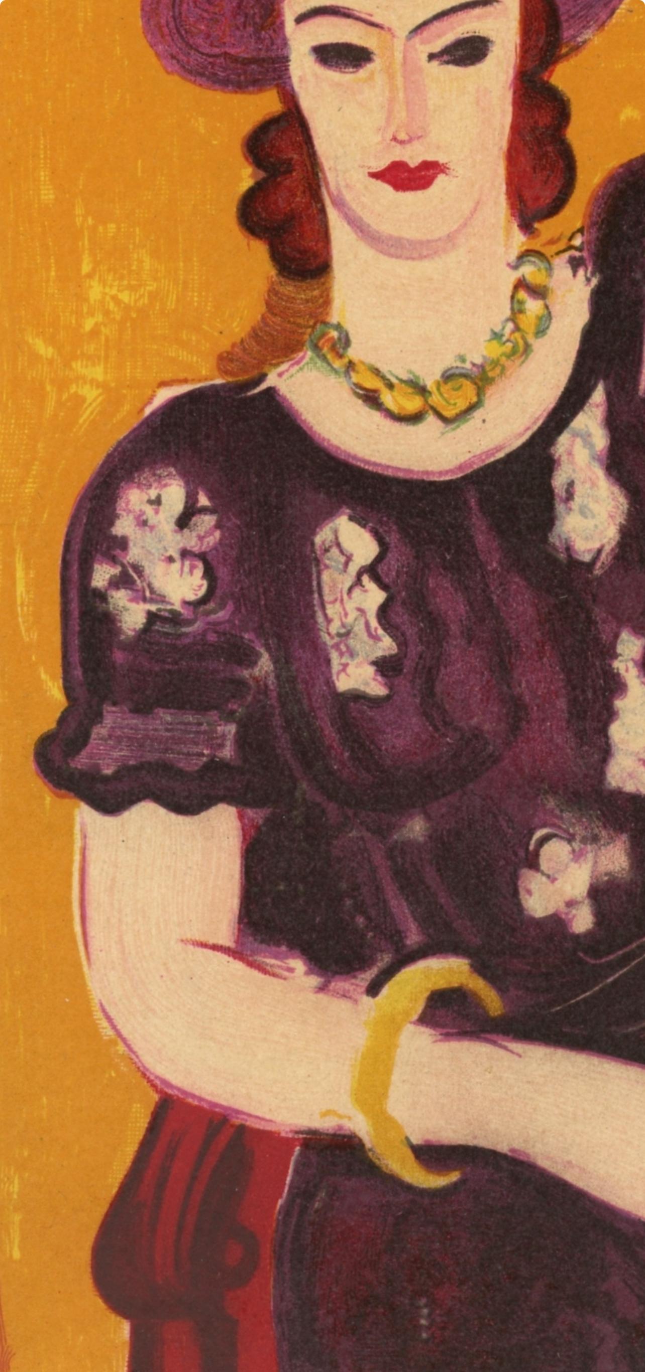 Matisse, Femme à la Chaise Rouge, Portraits par Henri Matisse (after) For Sale 3