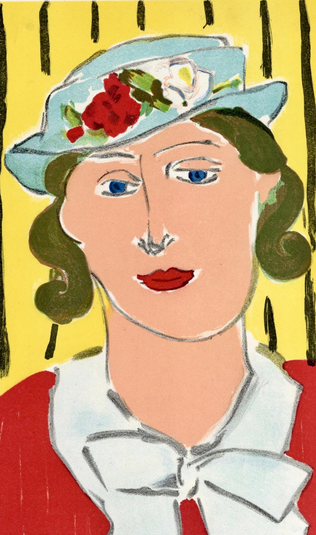 Matisse, Femme au Chapeau, Verve: Revue Artistique et Littéraire (nach) (Moderne), Print, von Henri Matisse