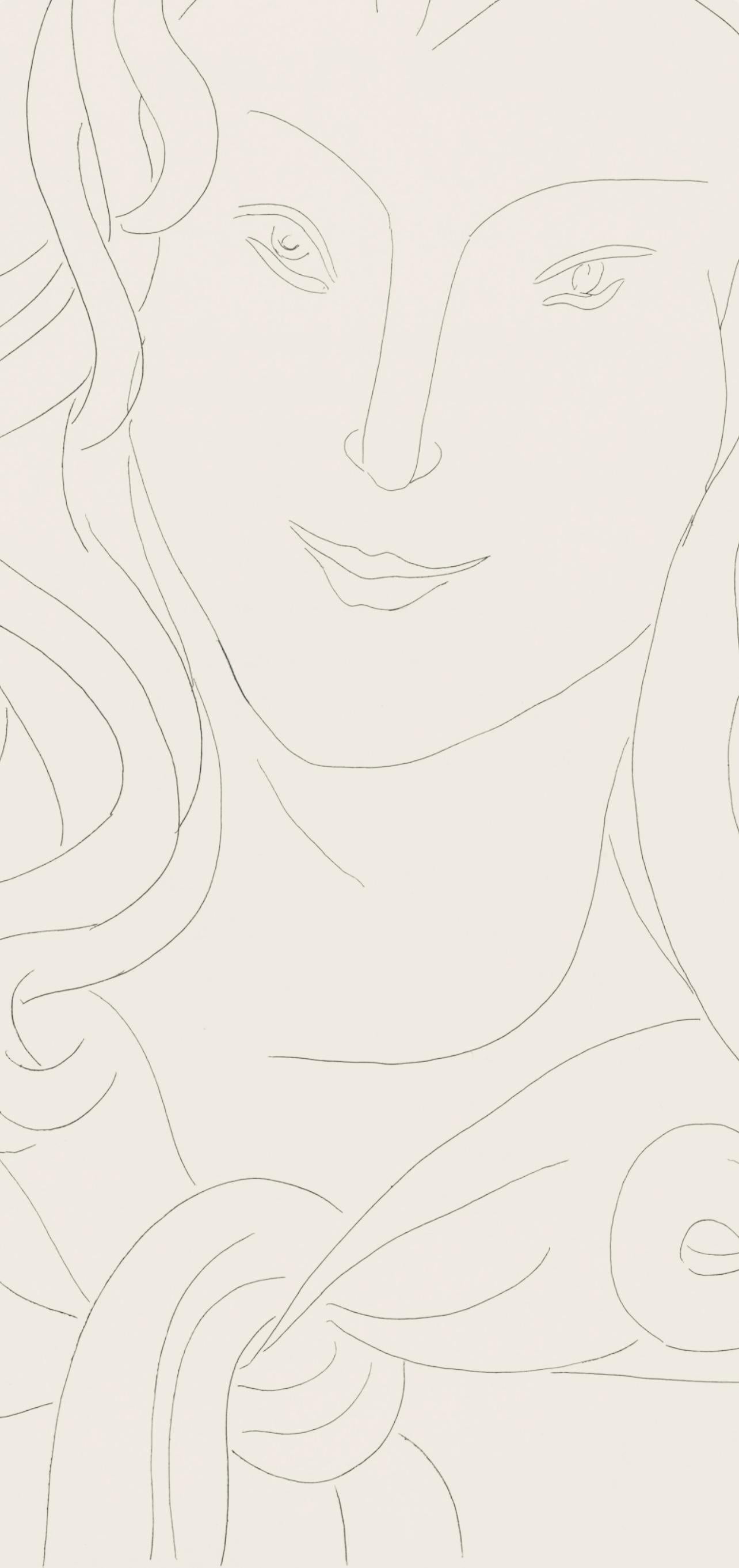 Matisse, Feuillets d'Album, Poésies (after) - Print by Henri Matisse