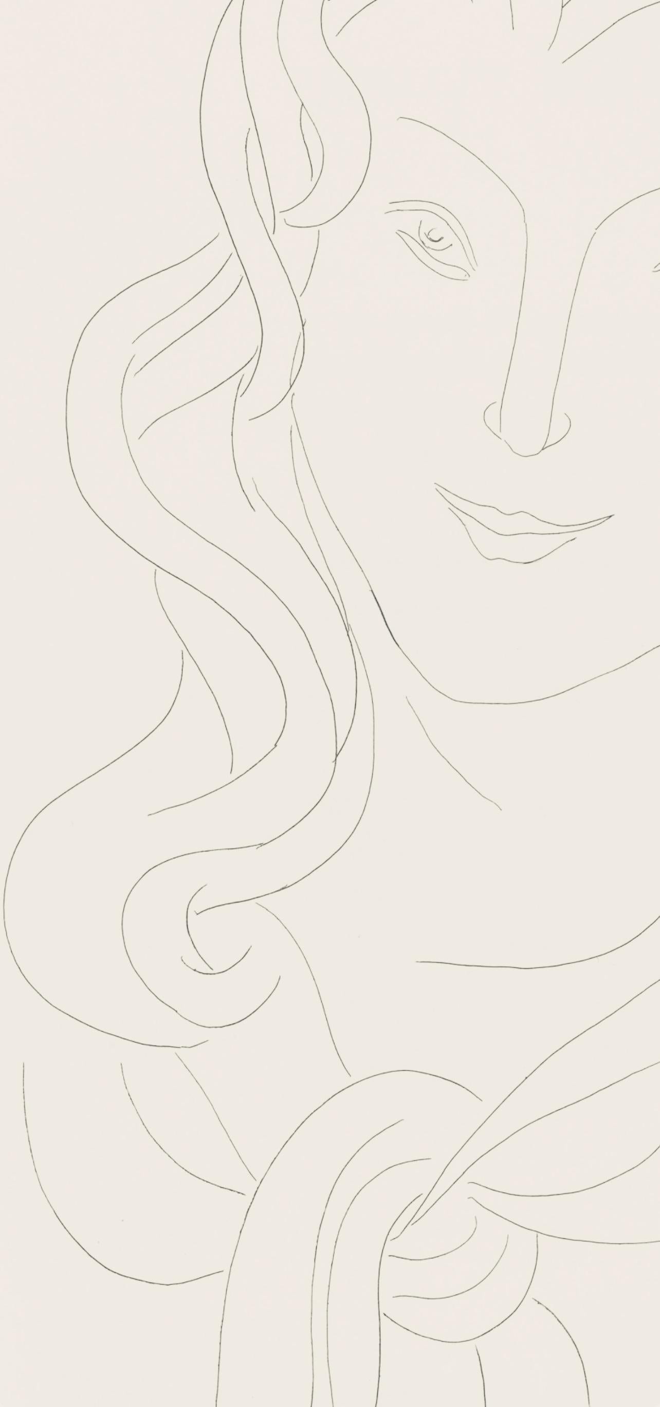 Matisse, Feuillets d'Album, Poésies (after) - Modern Print by Henri Matisse