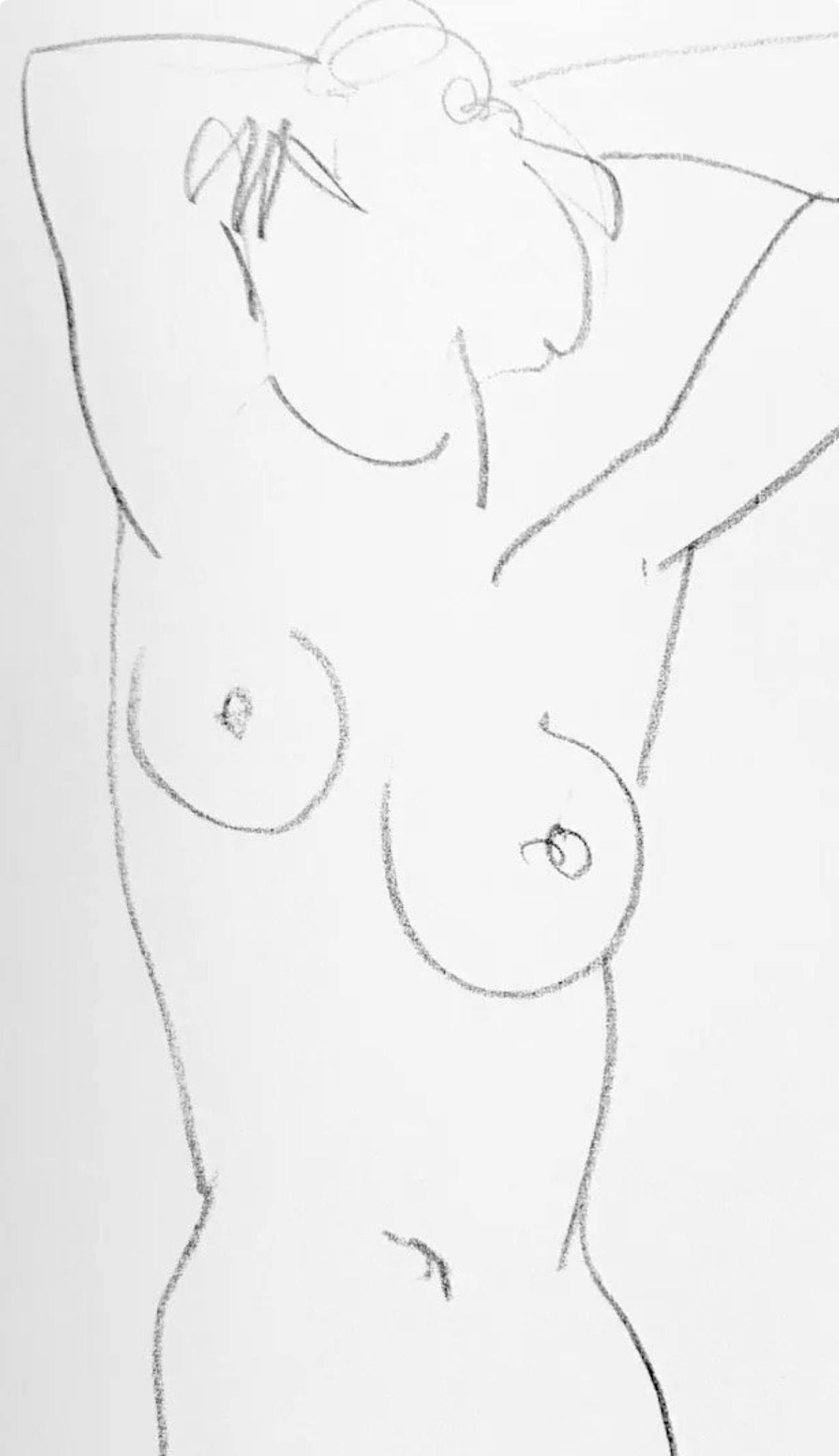 Matisse, Figure Study, Derrière le miroir (after) - Print by Henri Matisse