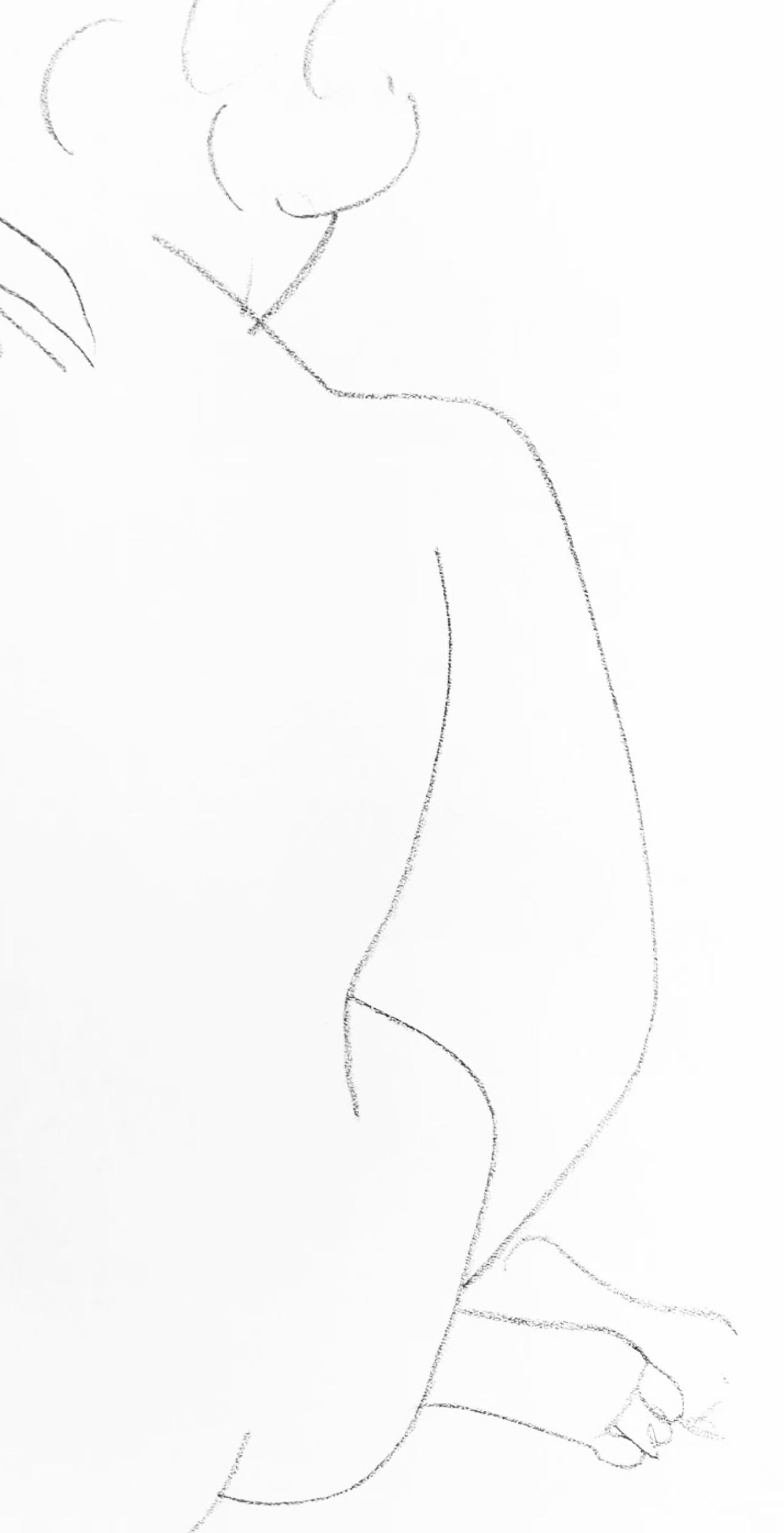Matisse, Figure Study, Derrière le miroir (after) - Modern Print by Henri Matisse